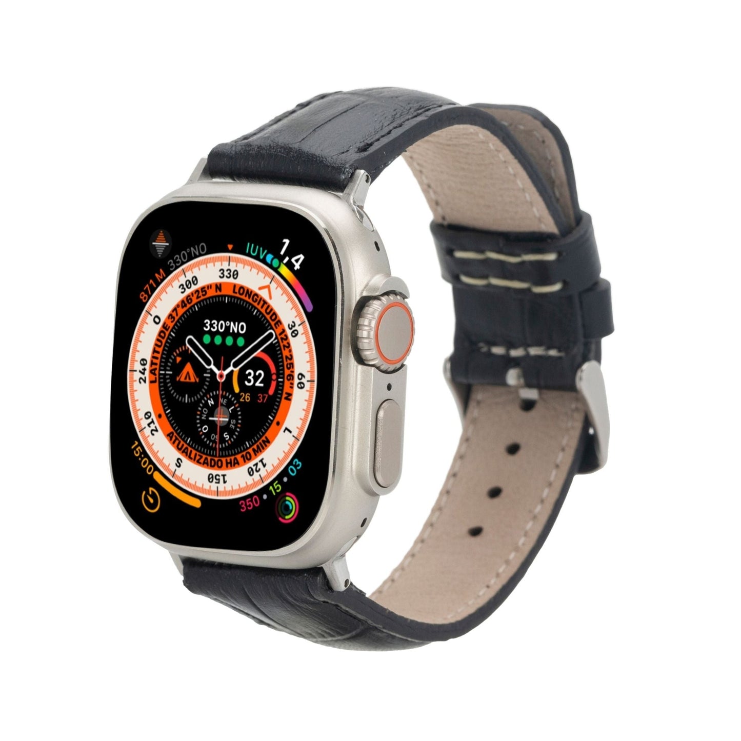 Guernsey Leather Bands for Apple Watch 9, Ultra 2 & SE - Concordia Style Boutique