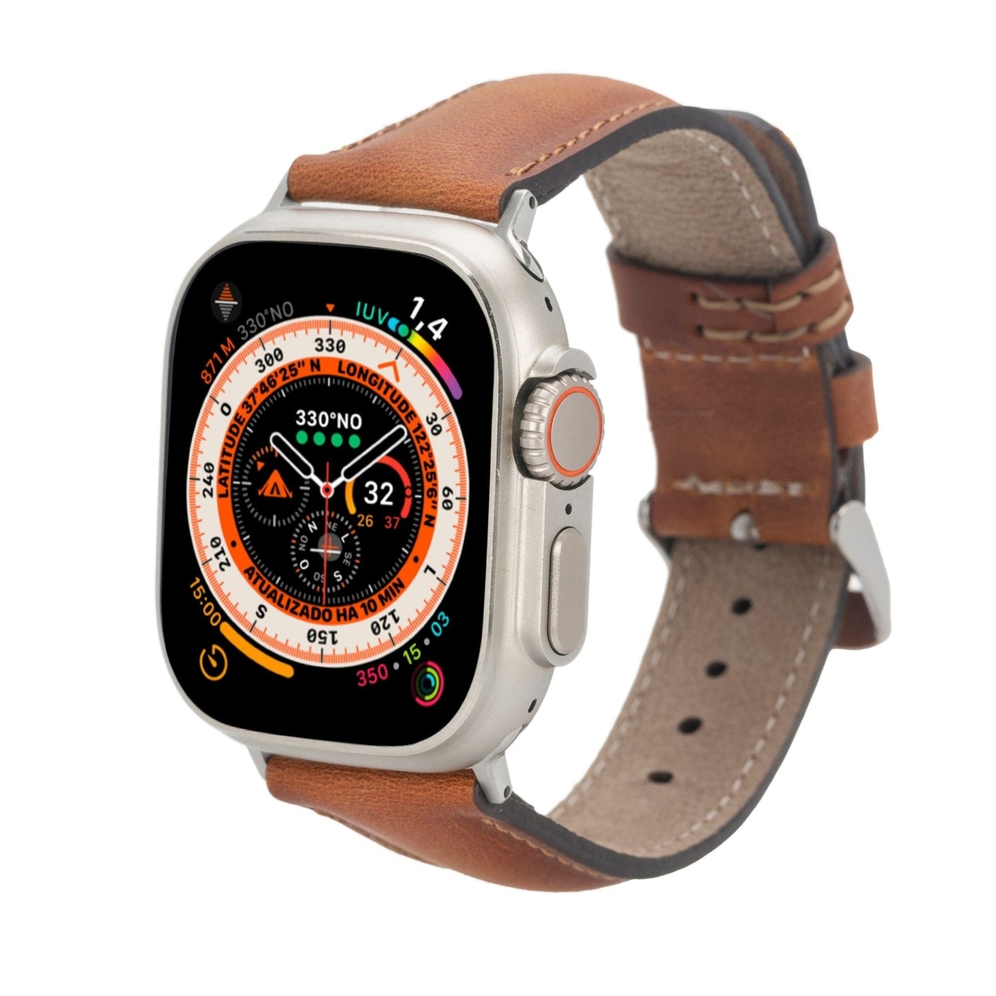 Guernsey Leather Bands for Apple Watch 9, Ultra 2 & SE - Concordia Style Boutique