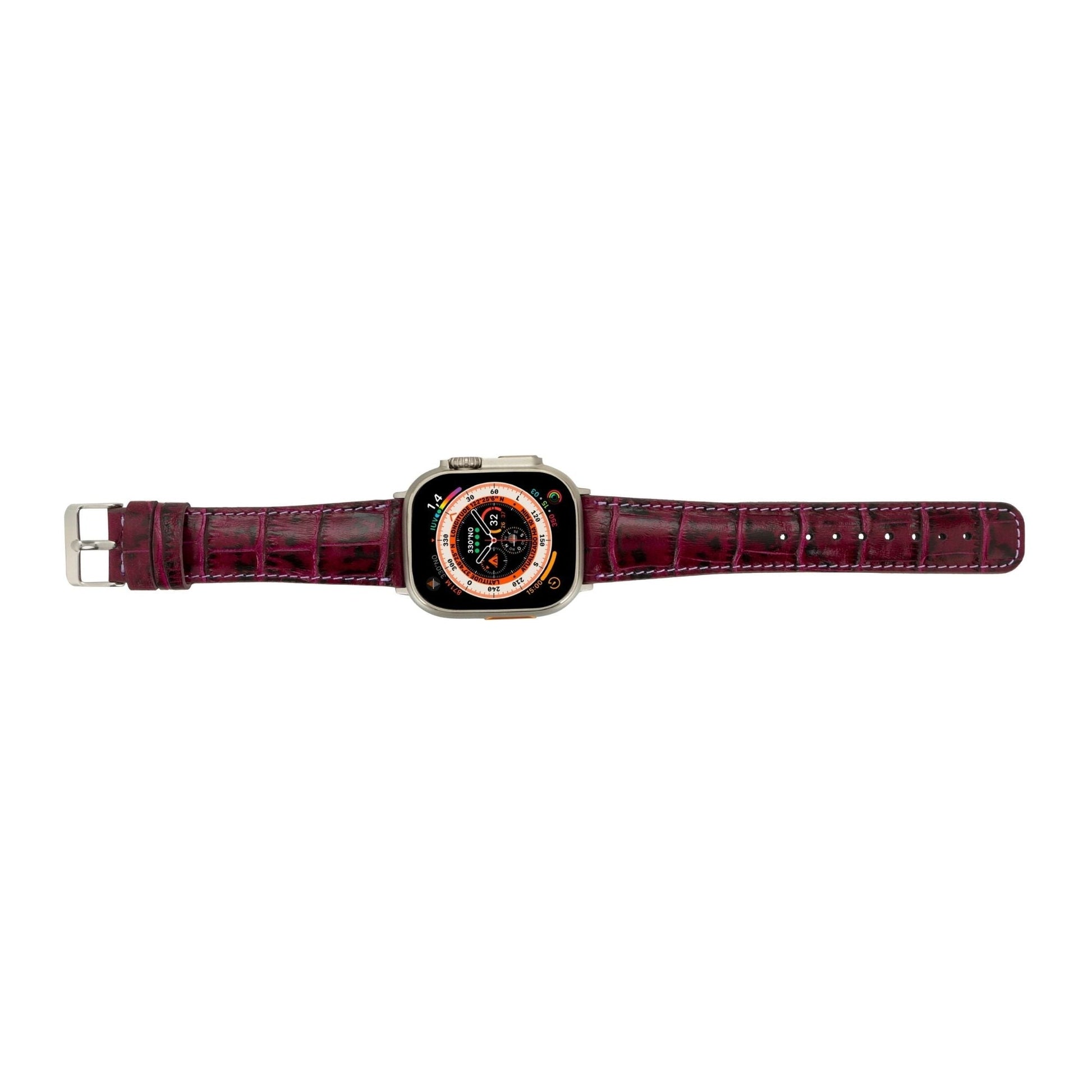 Guernsey Leather Bands for Apple Watch 9, Ultra 2 & SE - Concordia Style Boutique