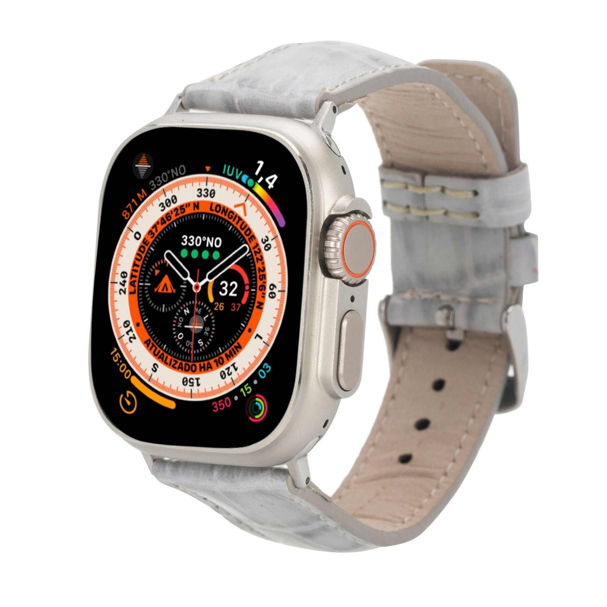 Guernsey Leather Bands for Apple Watch 9, Ultra 2 & SE - Concordia Style Boutique