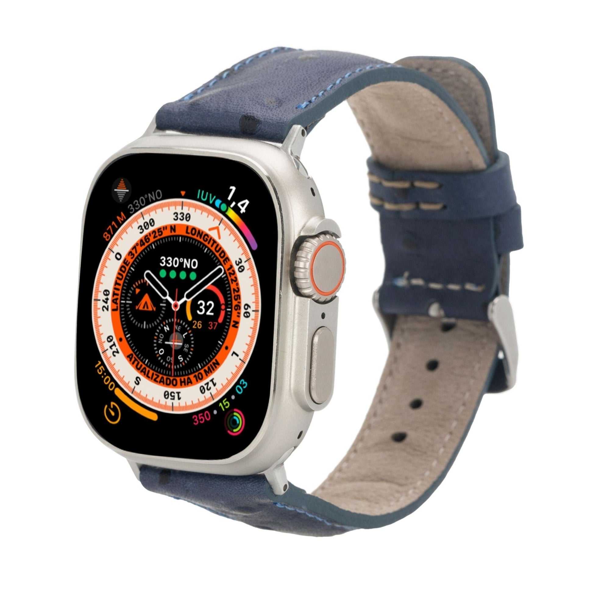 Guernsey Leather Bands for Apple Watch 9, Ultra 2 & SE - Concordia Style Boutique