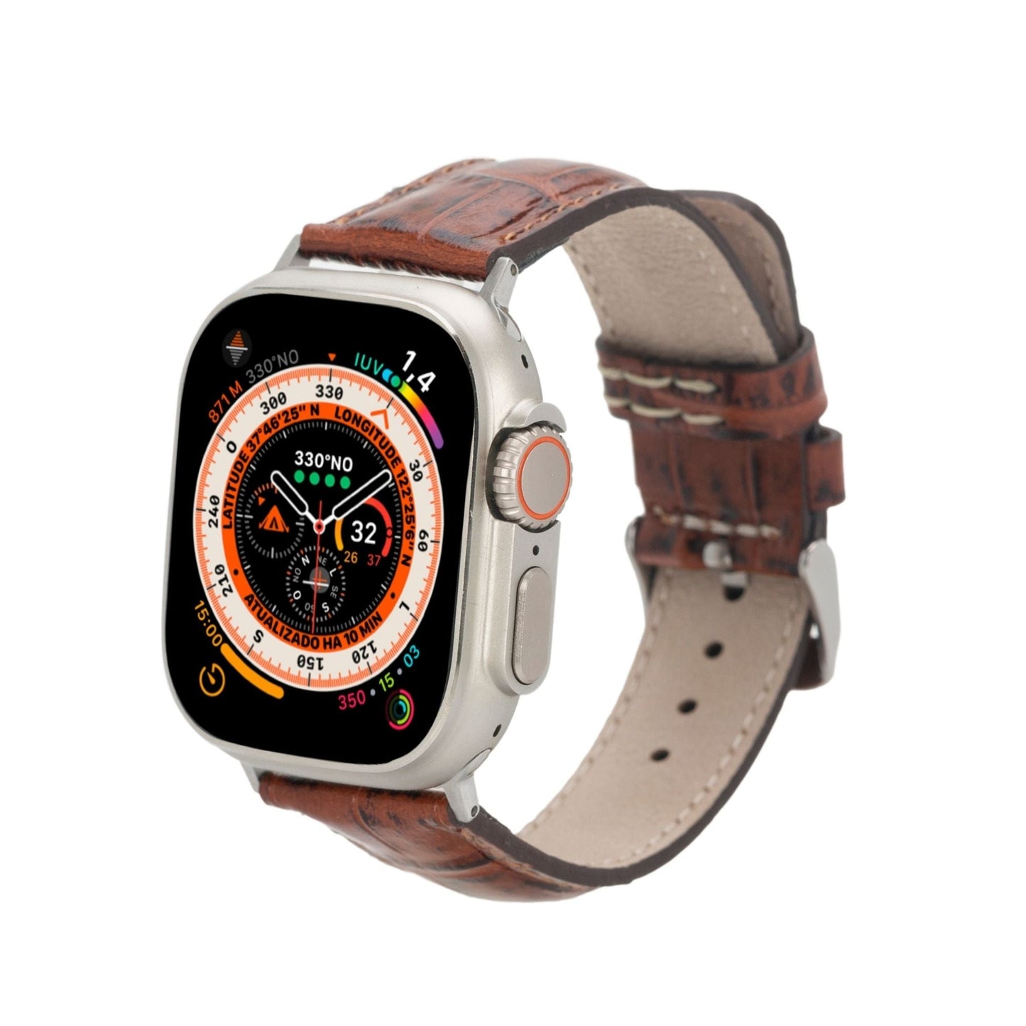 Guernsey Leather Bands for Apple Watch 9, Ultra 2 & SE - Concordia Style Boutique