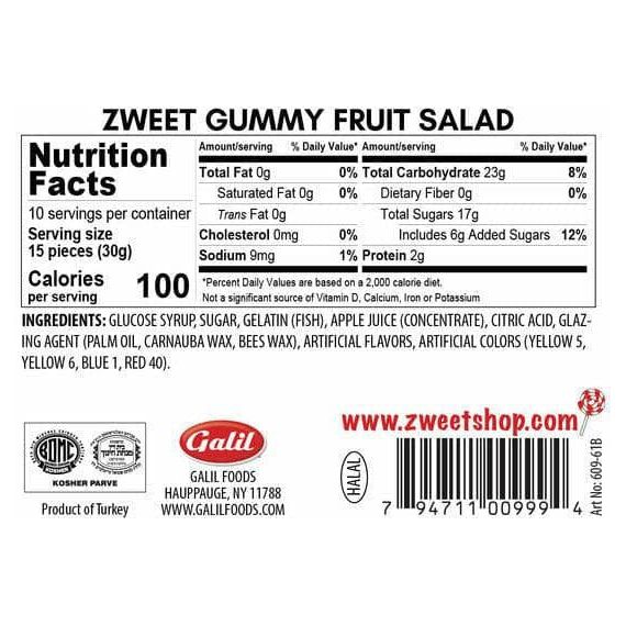 Gummy Fruit Salad | Zweet | 10 oz - Concordia Style Boutique