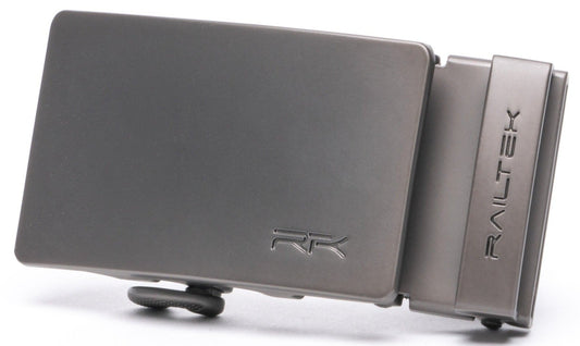Gunmetal Railtek™ Belt Buckle - Concordia Style Boutique