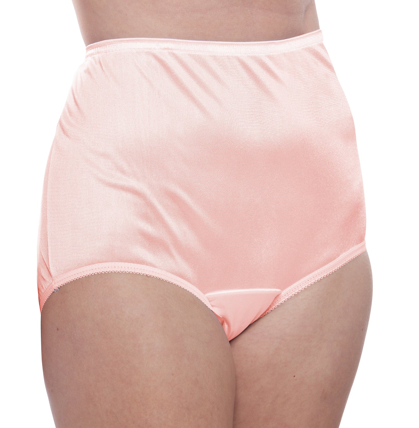Nylon Brief Panty (Style 331/Plain Jane) 4 Pack in Pastels - Concordia Style Boutique