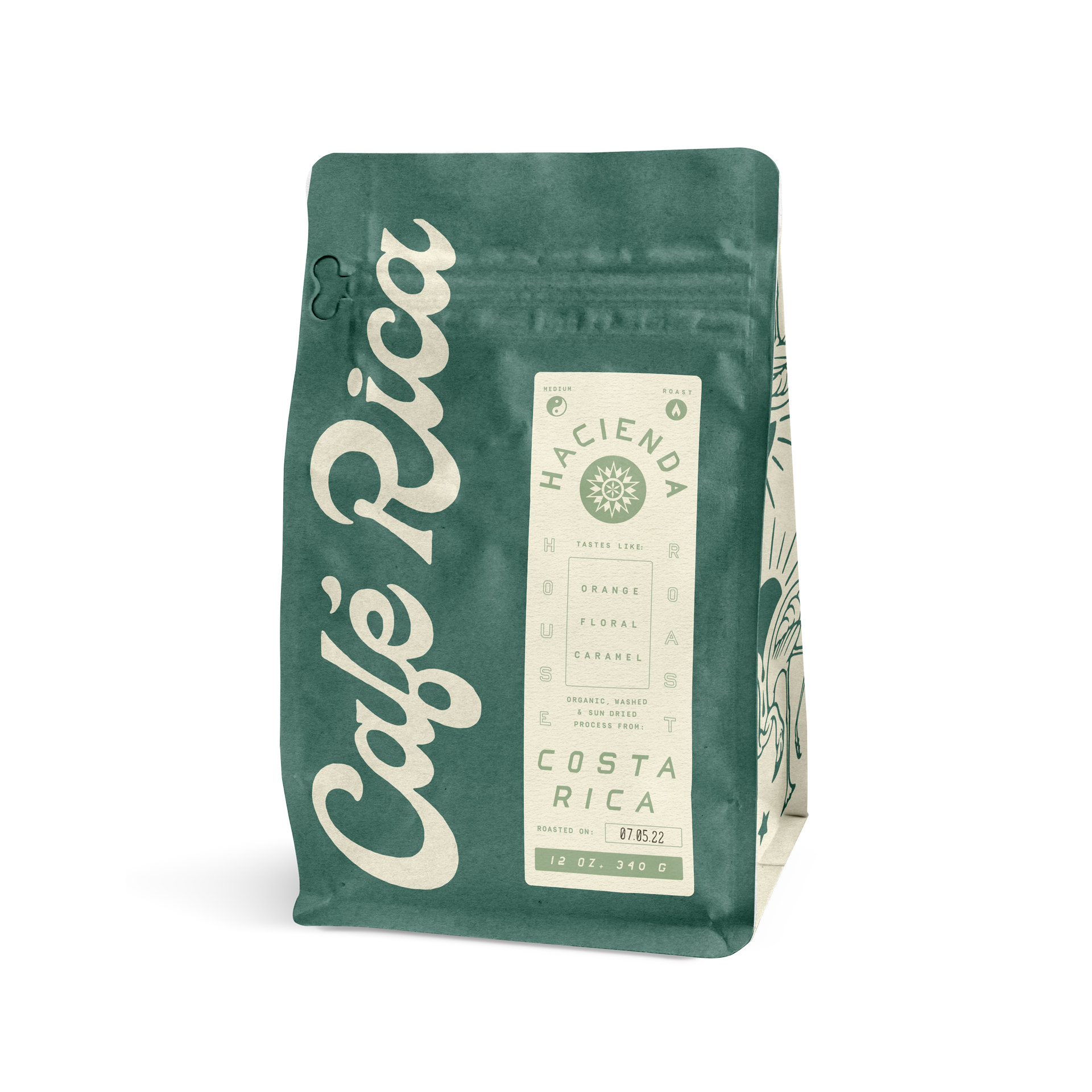 Cafe Rica's Hacienda - House Roast - Single Origin and Certified Organic Washed Costa Rica - Concordia Style Boutique