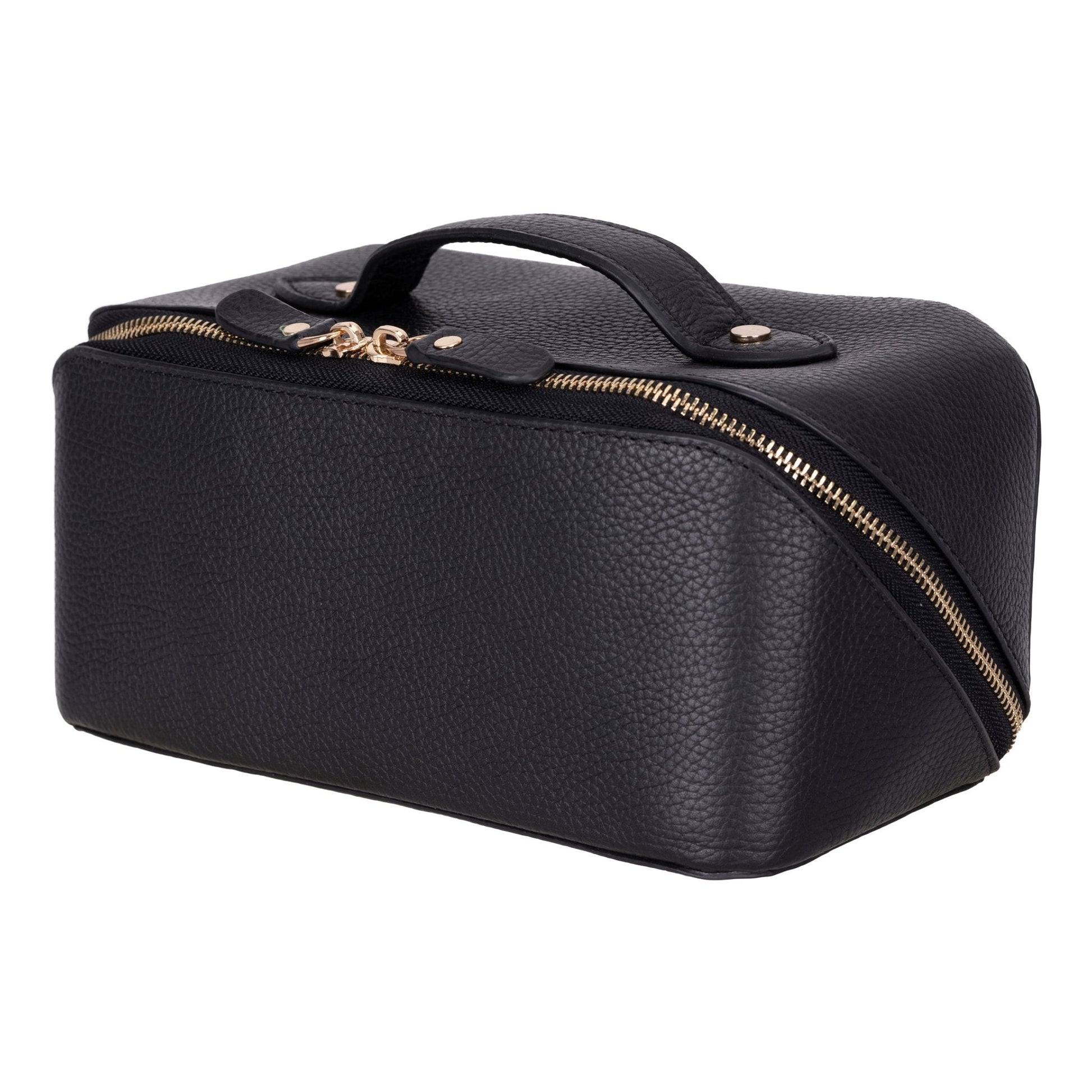 Haines Leather Cosmetic Bag – Stylish & Durable Makeup Bag for Travel - Concordia Style Boutique