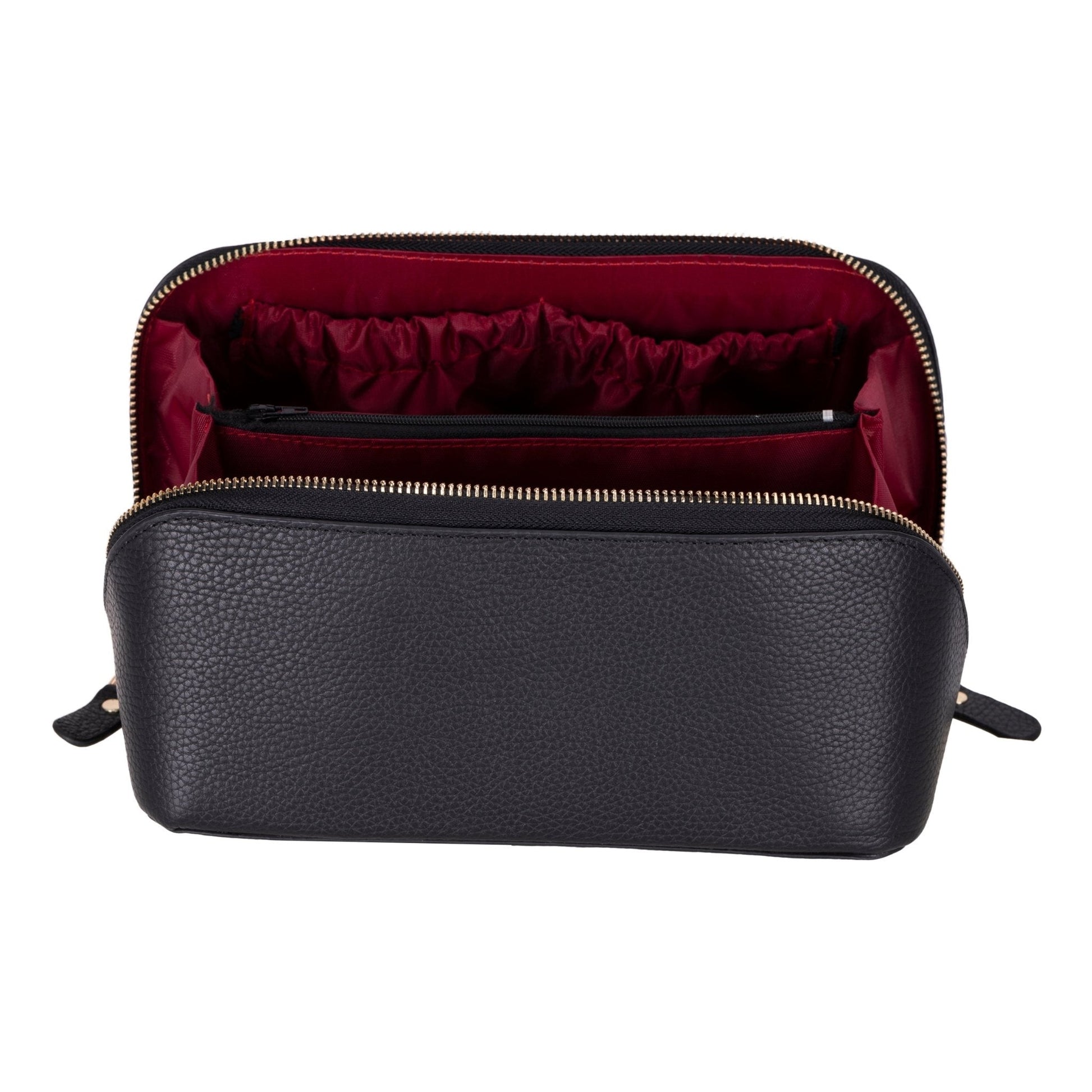 Haines Leather Cosmetic Bag – Stylish & Durable Makeup Bag for Travel - Concordia Style Boutique