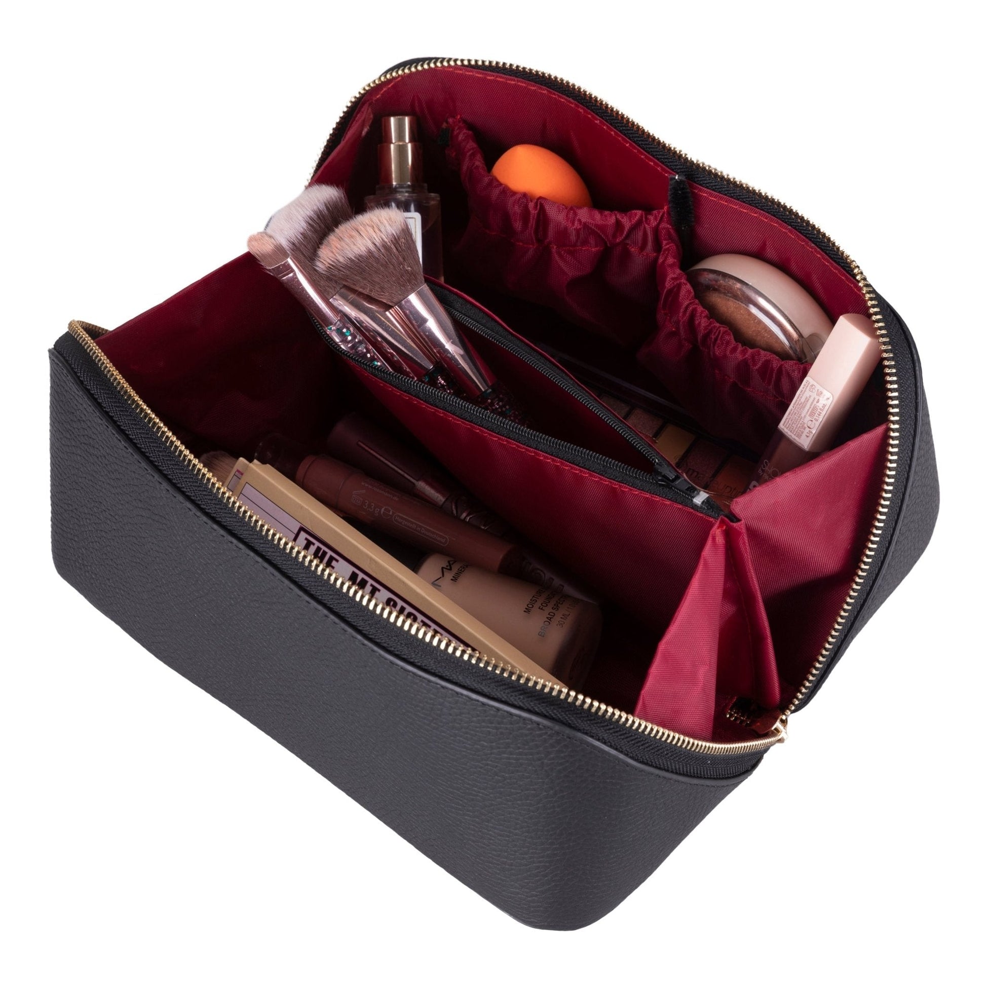 Haines Leather Cosmetic Bag – Stylish & Durable Makeup Bag for Travel - Concordia Style Boutique