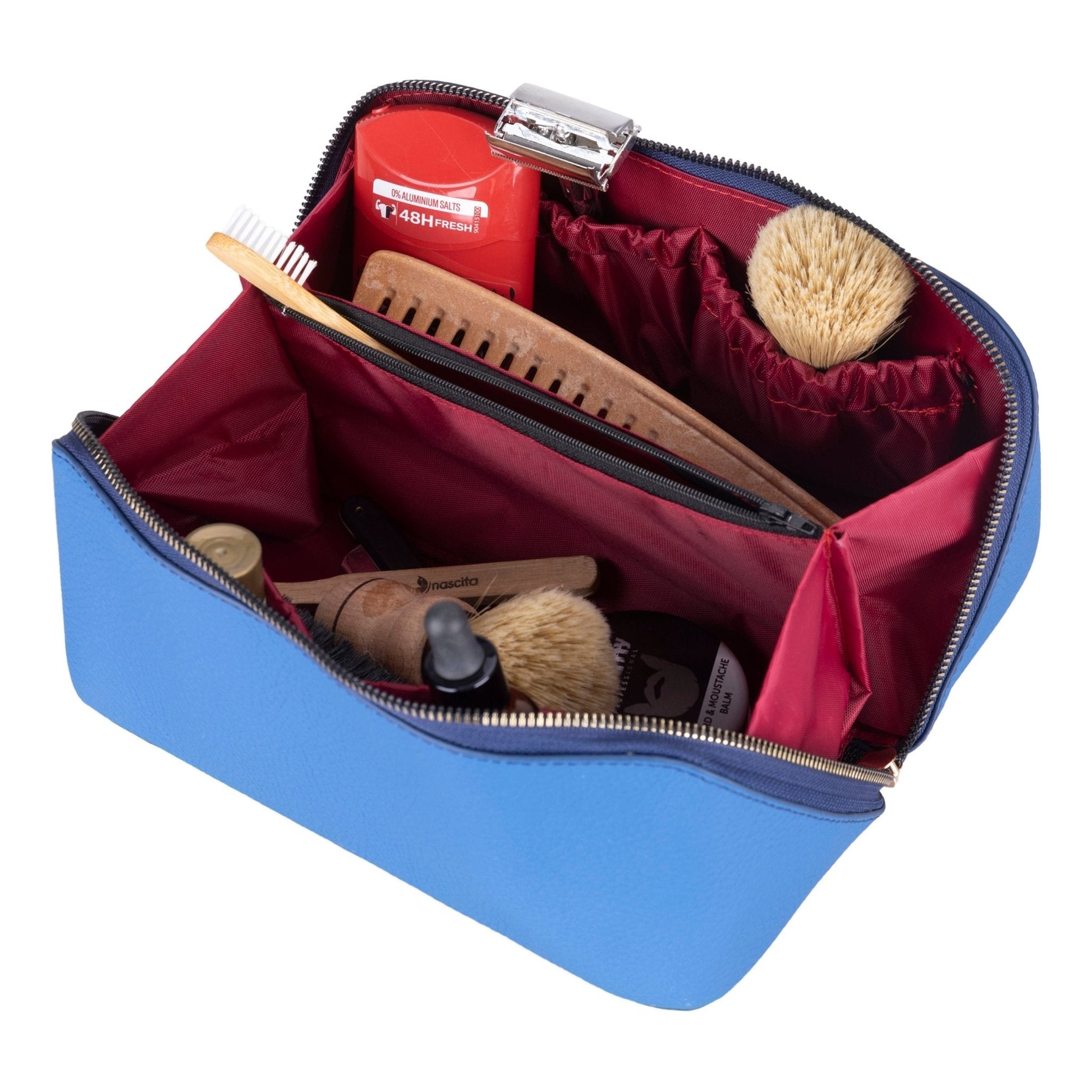 Haines Leather Cosmetic Bag – Stylish & Durable Makeup Bag for Travel - Concordia Style Boutique