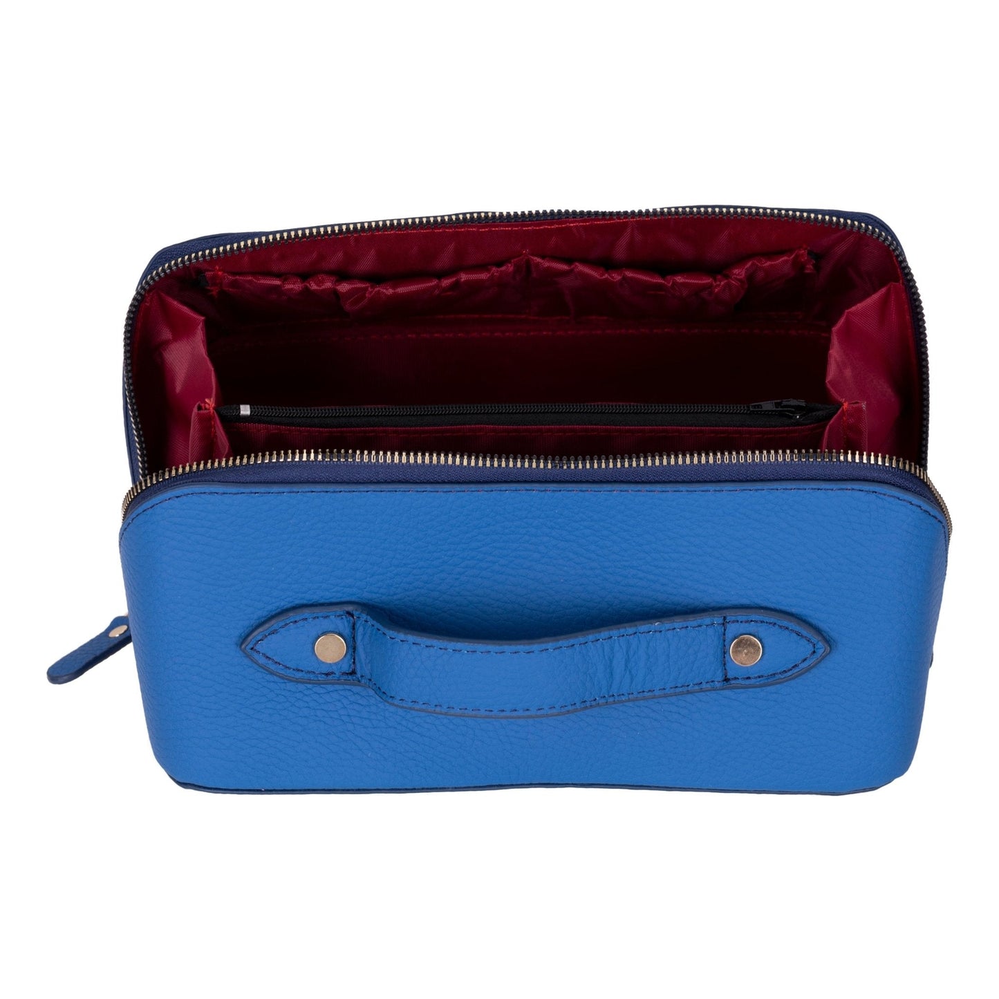 Haines Leather Cosmetic Bag – Stylish & Durable Makeup Bag for Travel - Concordia Style Boutique