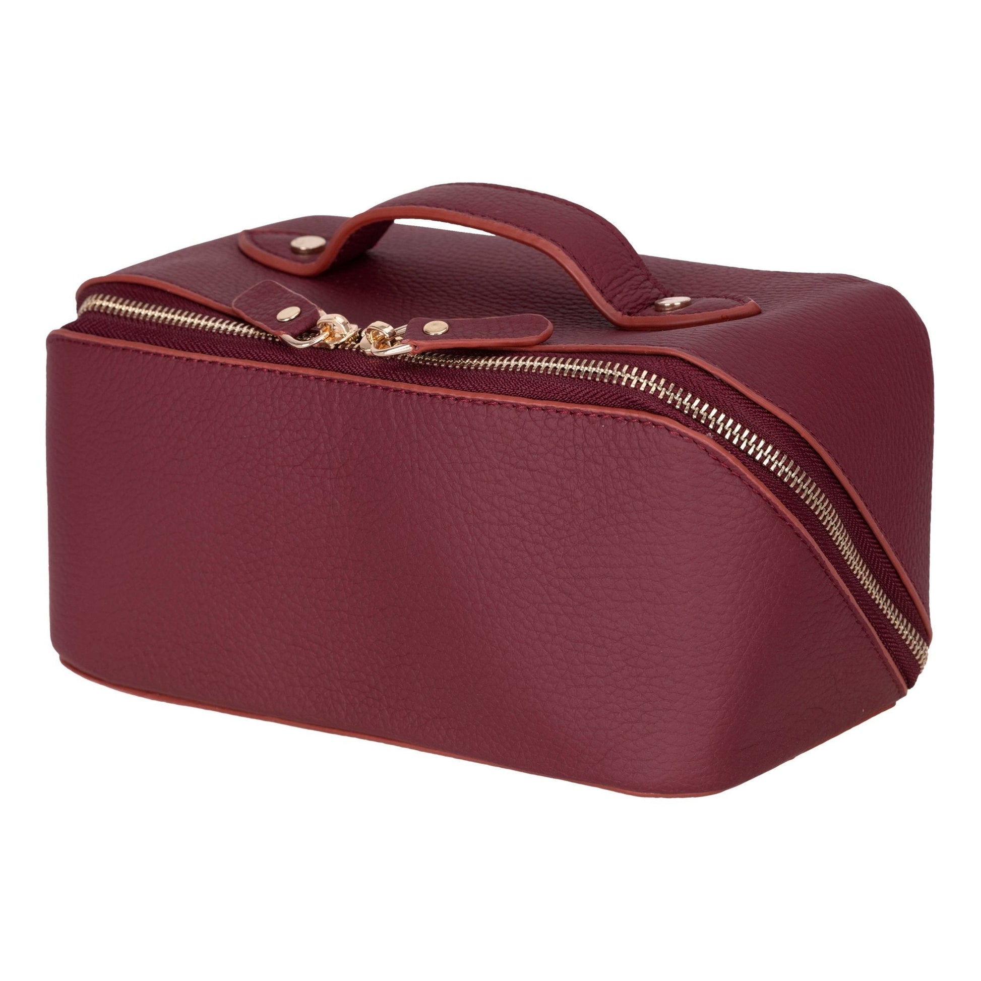 Haines Leather Cosmetic Bag – Stylish & Durable Makeup Bag for Travel - Concordia Style Boutique