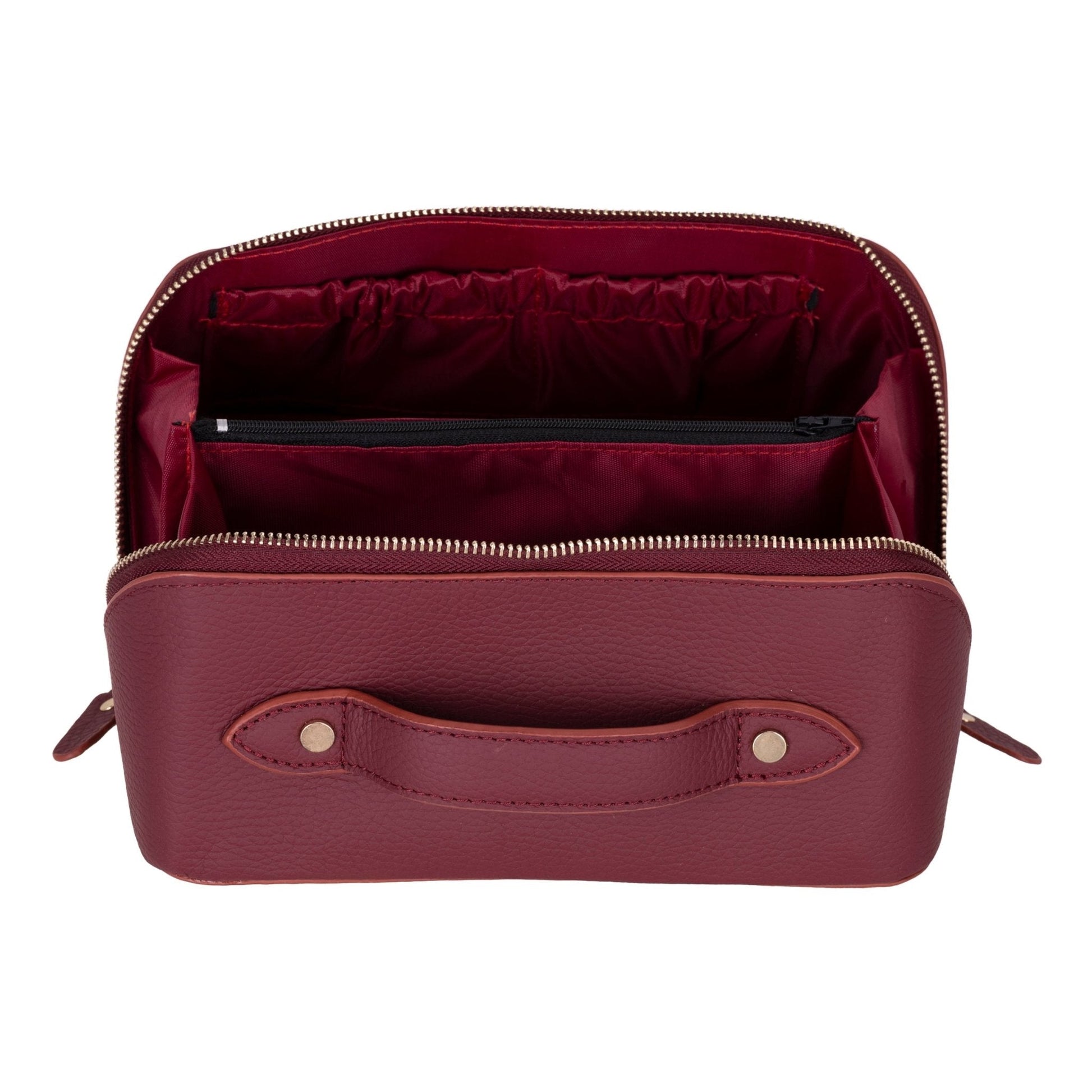 Haines Leather Cosmetic Bag – Stylish & Durable Makeup Bag for Travel - Concordia Style Boutique