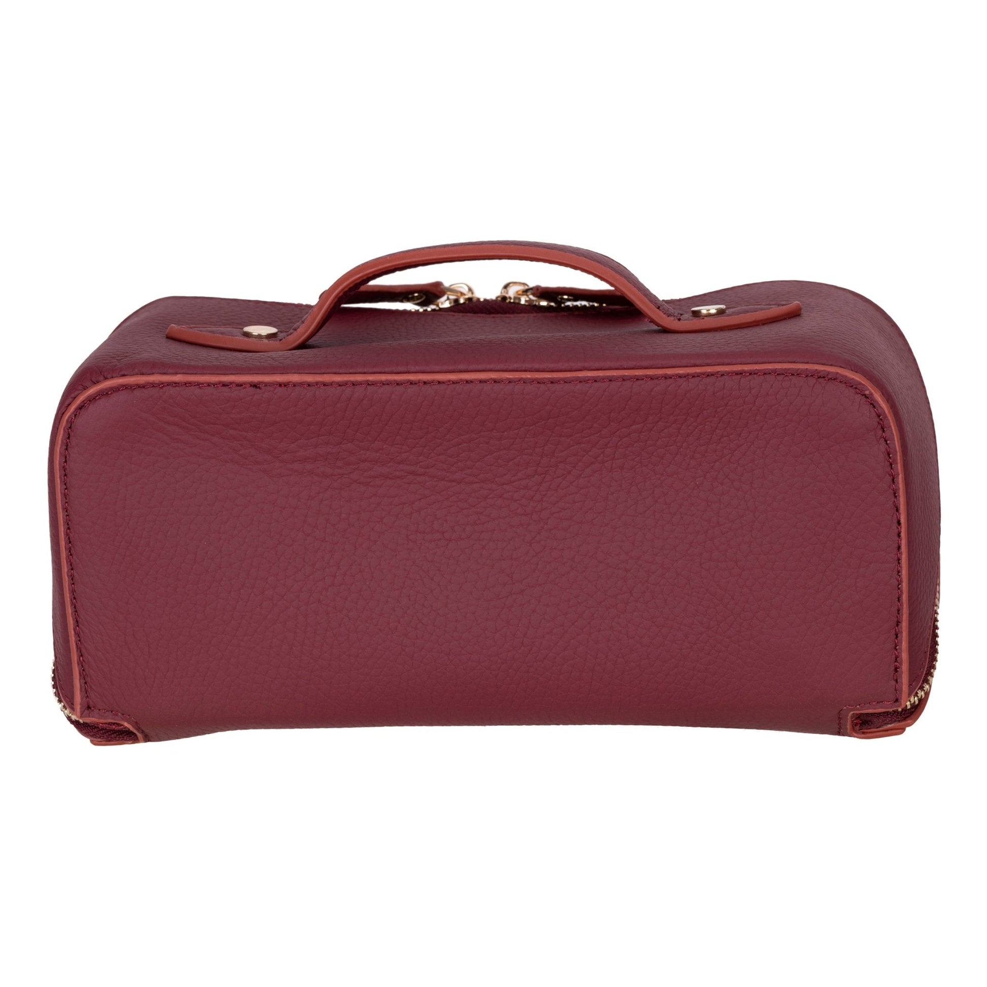 Haines Leather Cosmetic Bag – Stylish & Durable Makeup Bag for Travel - Concordia Style Boutique