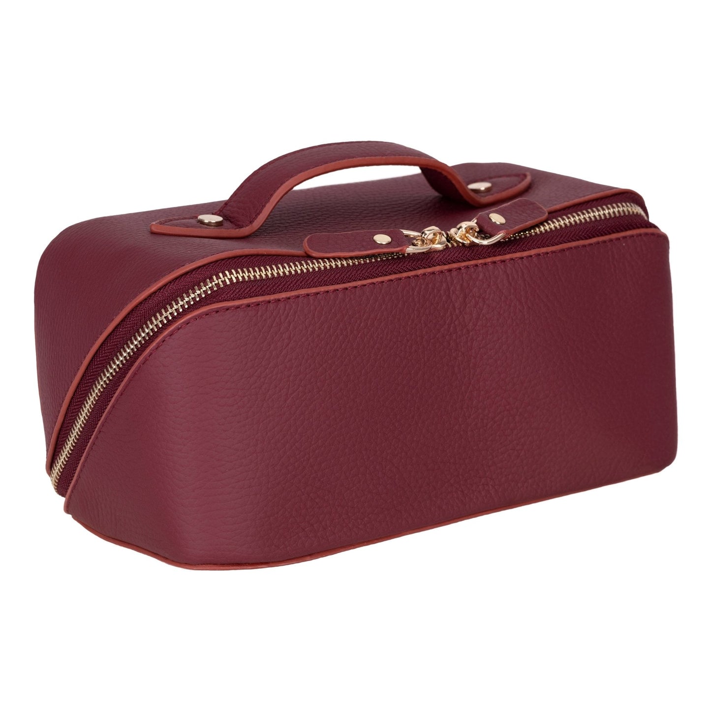 Haines Leather Cosmetic Bag – Stylish & Durable Makeup Bag for Travel - Concordia Style Boutique