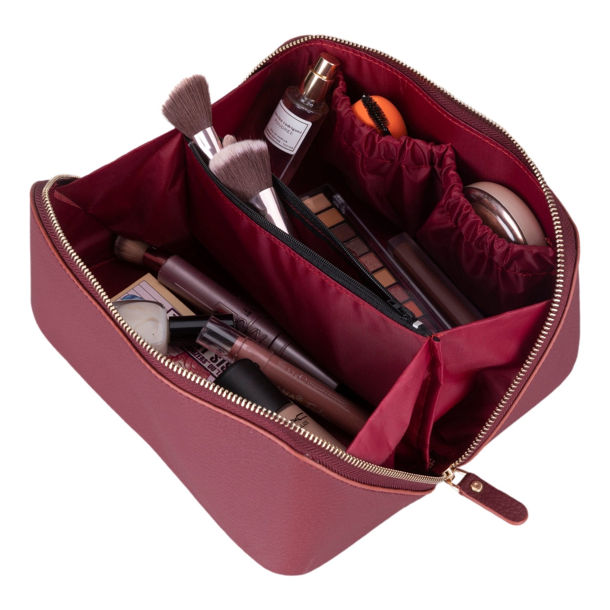 Haines Leather Cosmetic Bag – Stylish & Durable Makeup Bag for Travel - Concordia Style Boutique