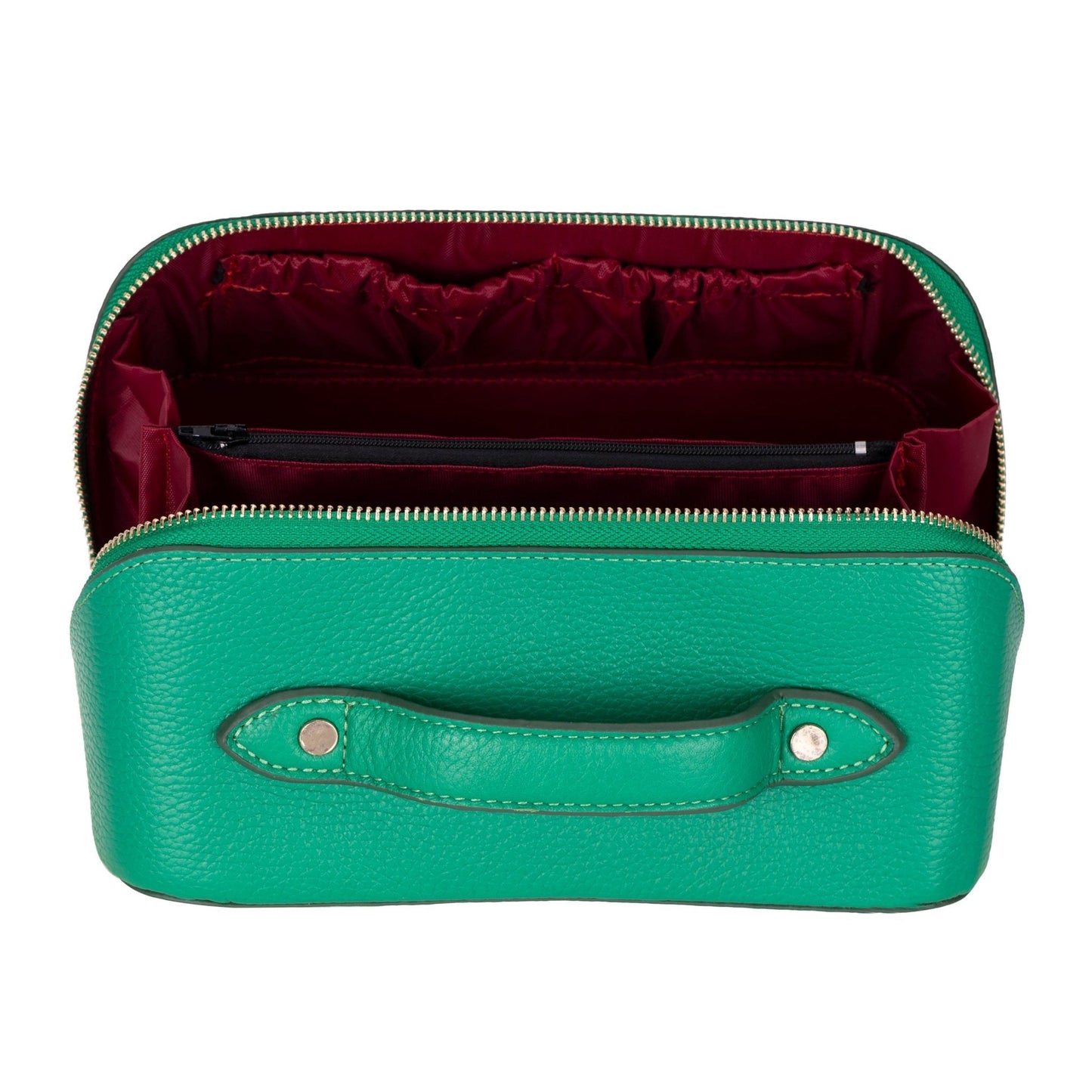 Haines Leather Cosmetic Bag – Stylish & Durable Makeup Bag for Travel - Concordia Style Boutique