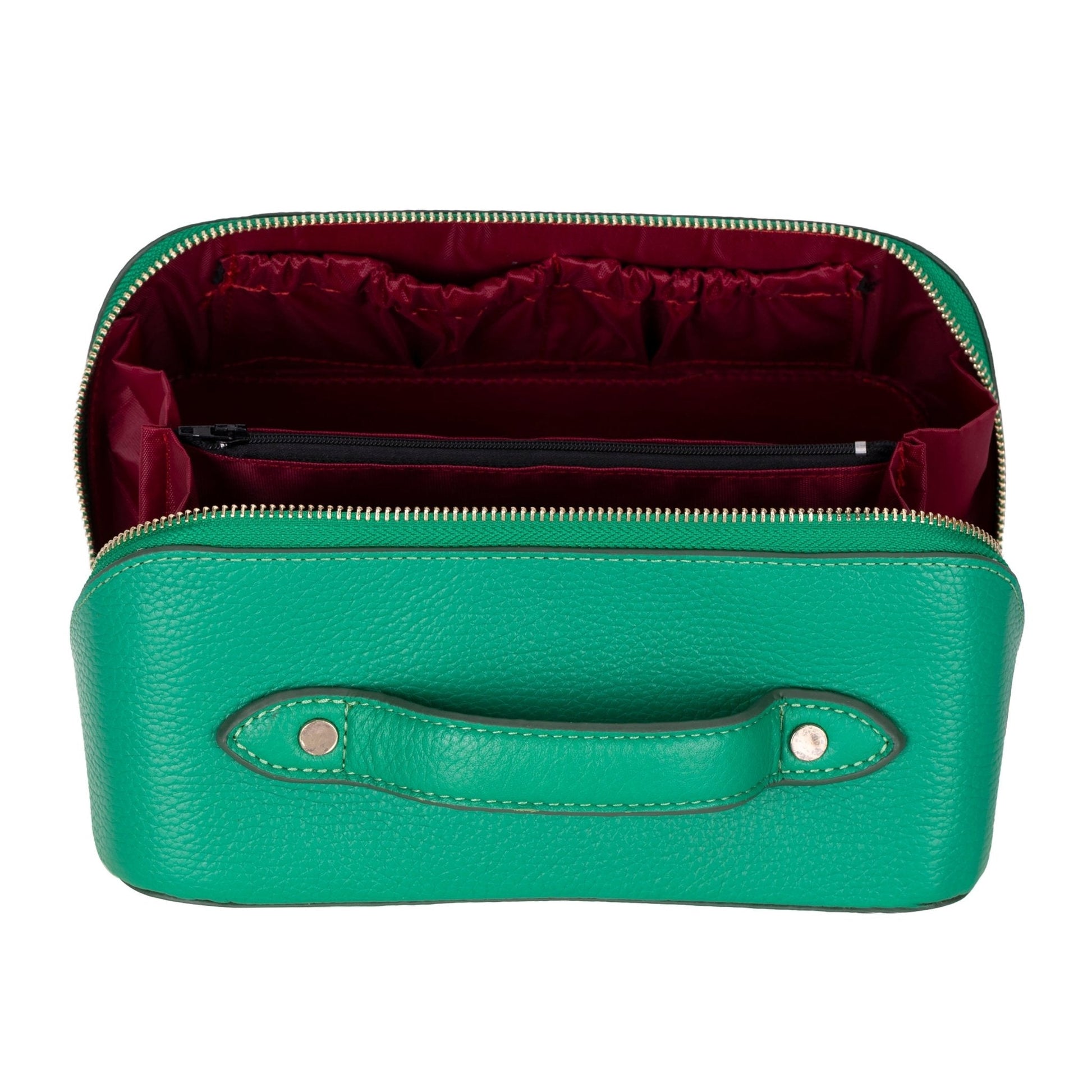 Haines Leather Cosmetic Bag – Stylish & Durable Makeup Bag for Travel - Concordia Style Boutique