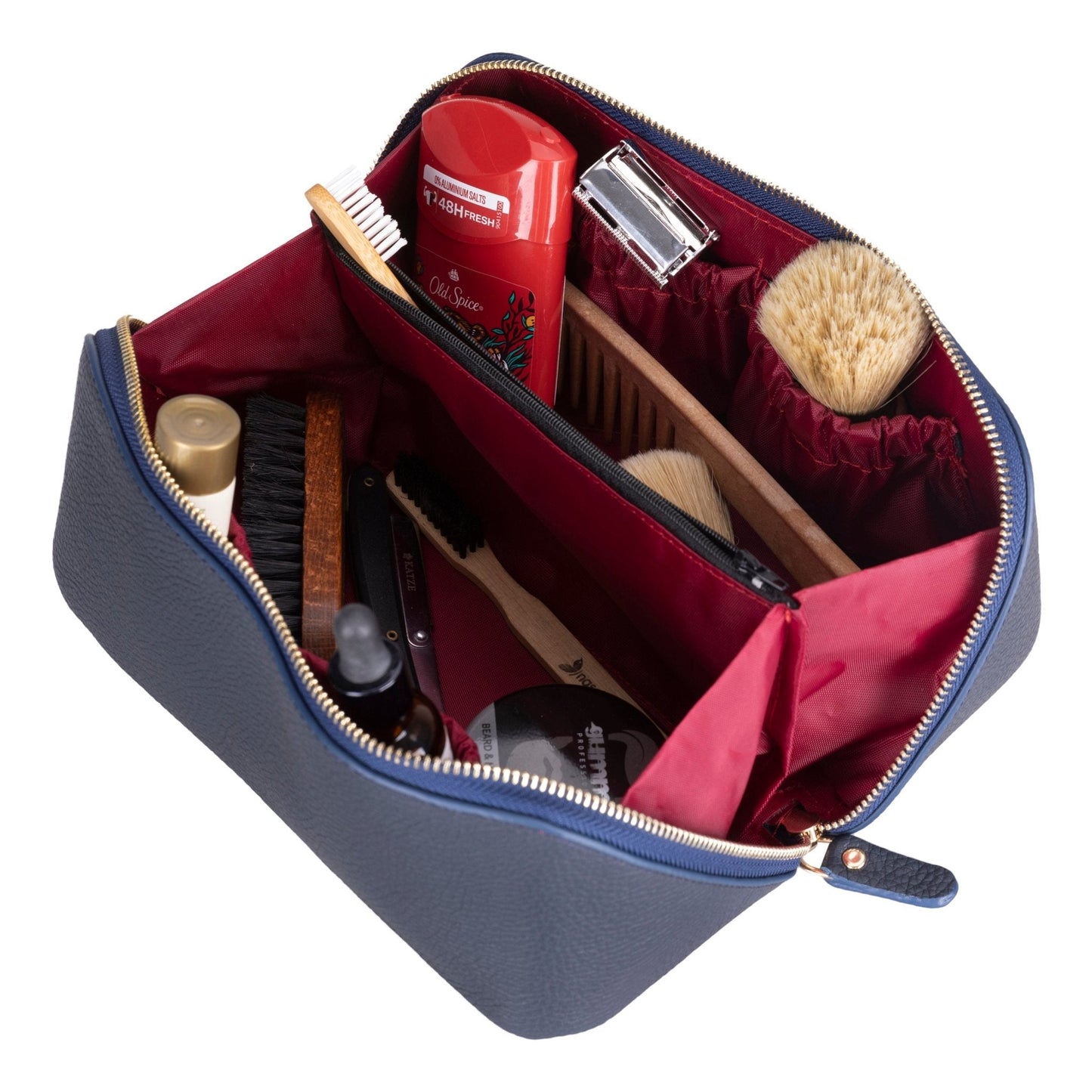 Haines Leather Cosmetic Bag – Stylish & Durable Makeup Bag for Travel - Concordia Style Boutique