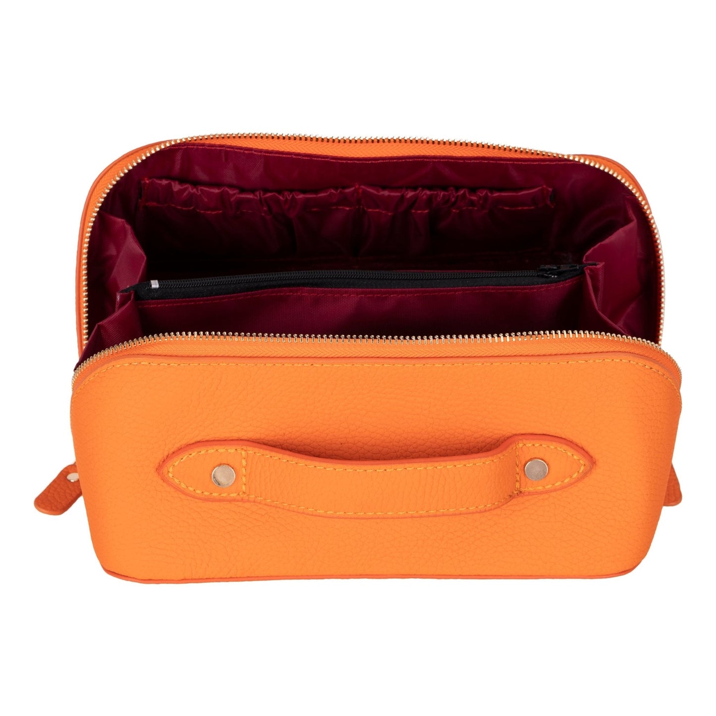 Haines Leather Cosmetic Bag – Stylish & Durable Makeup Bag for Travel - Concordia Style Boutique
