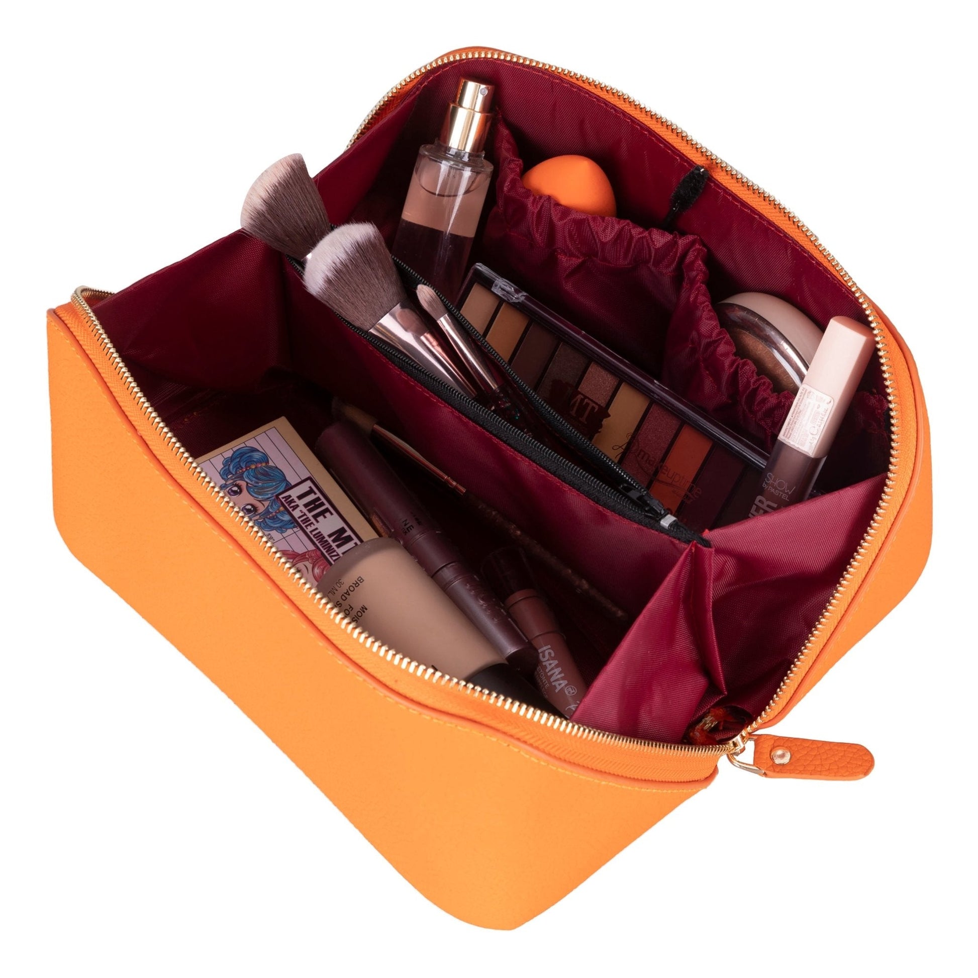 Haines Leather Cosmetic Bag – Stylish & Durable Makeup Bag for Travel - Concordia Style Boutique