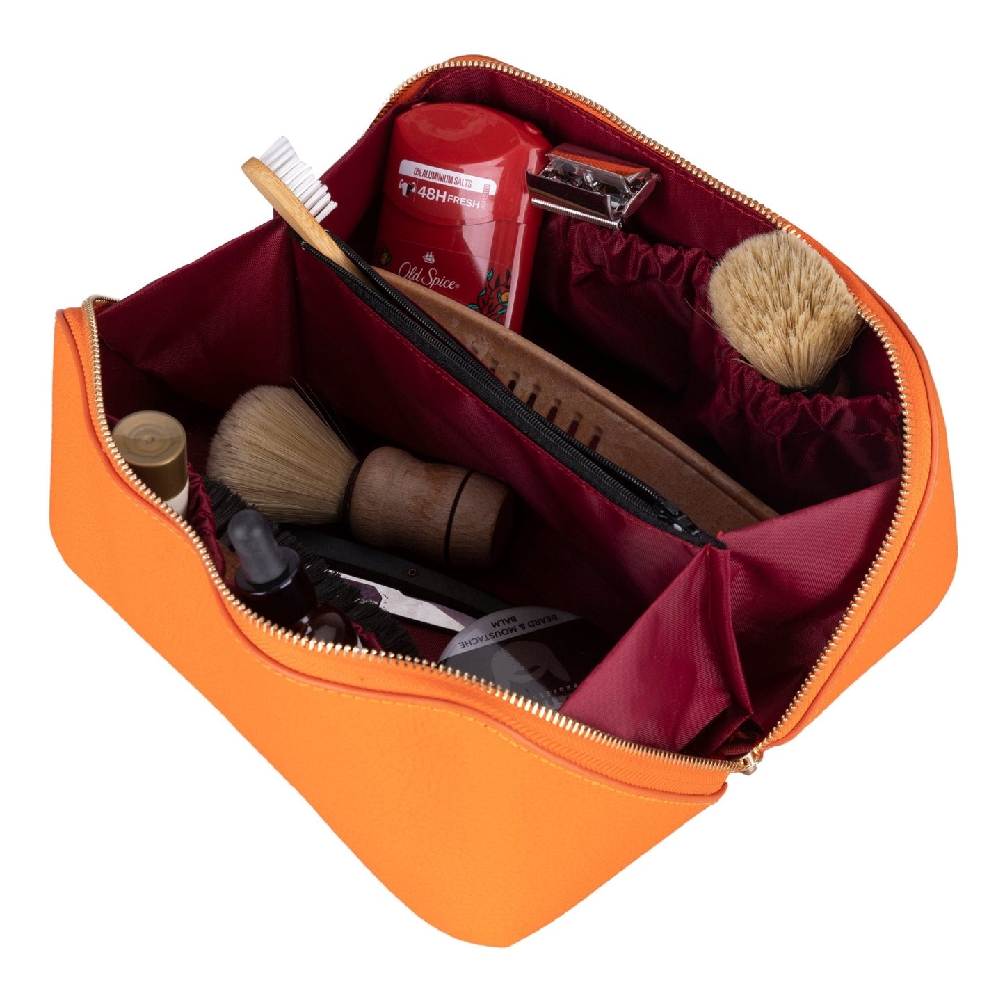 Haines Leather Cosmetic Bag – Stylish & Durable Makeup Bag for Travel - Concordia Style Boutique