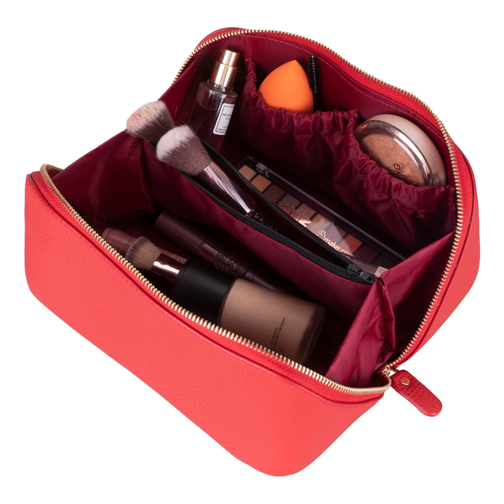 Haines Leather Cosmetic Bag – Stylish & Durable Makeup Bag for Travel - Concordia Style Boutique