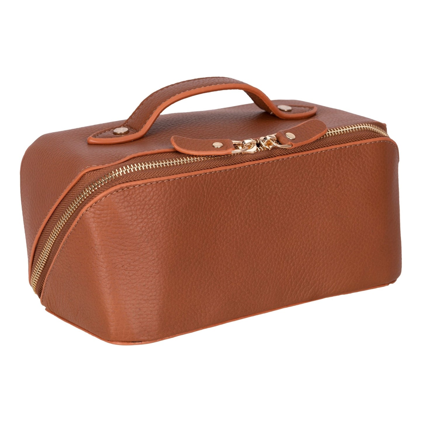 Haines Leather Cosmetic Bag – Stylish & Durable Makeup Bag for Travel - Concordia Style Boutique