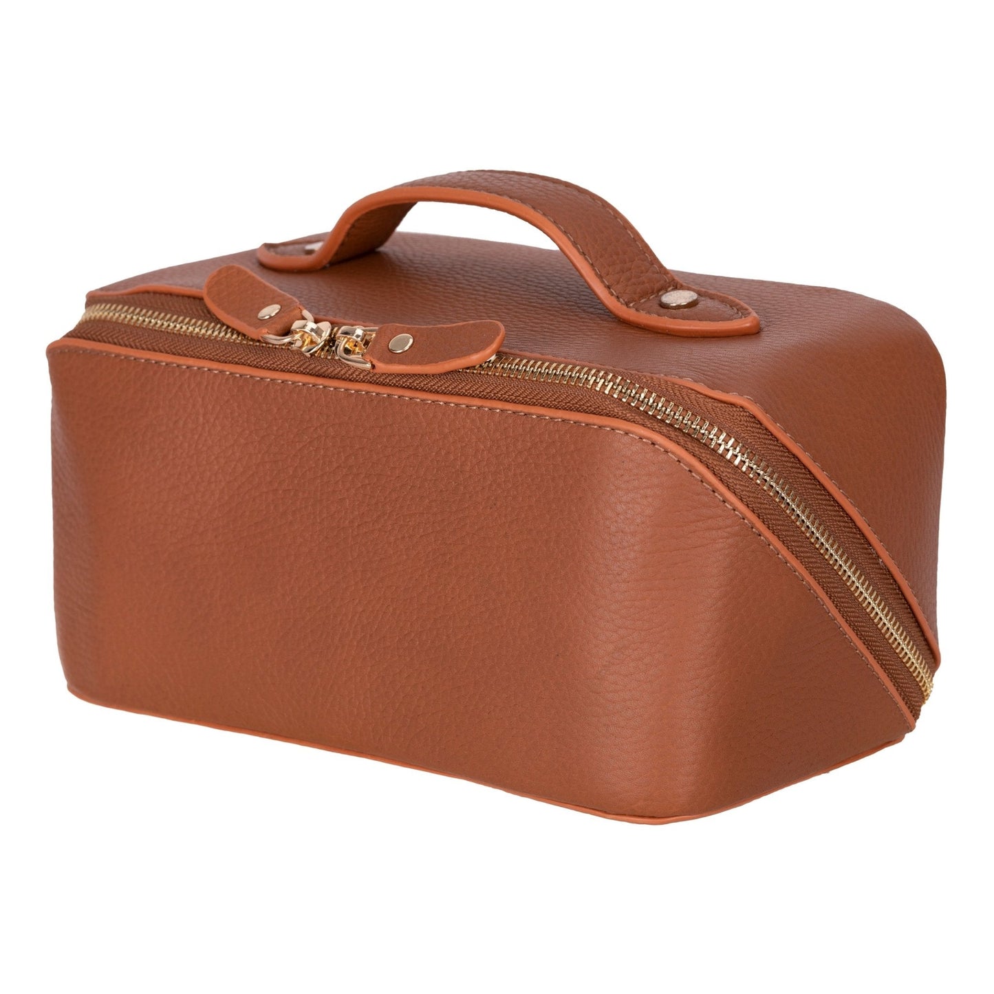 Haines Leather Cosmetic Bag – Stylish & Durable Makeup Bag for Travel - Concordia Style Boutique