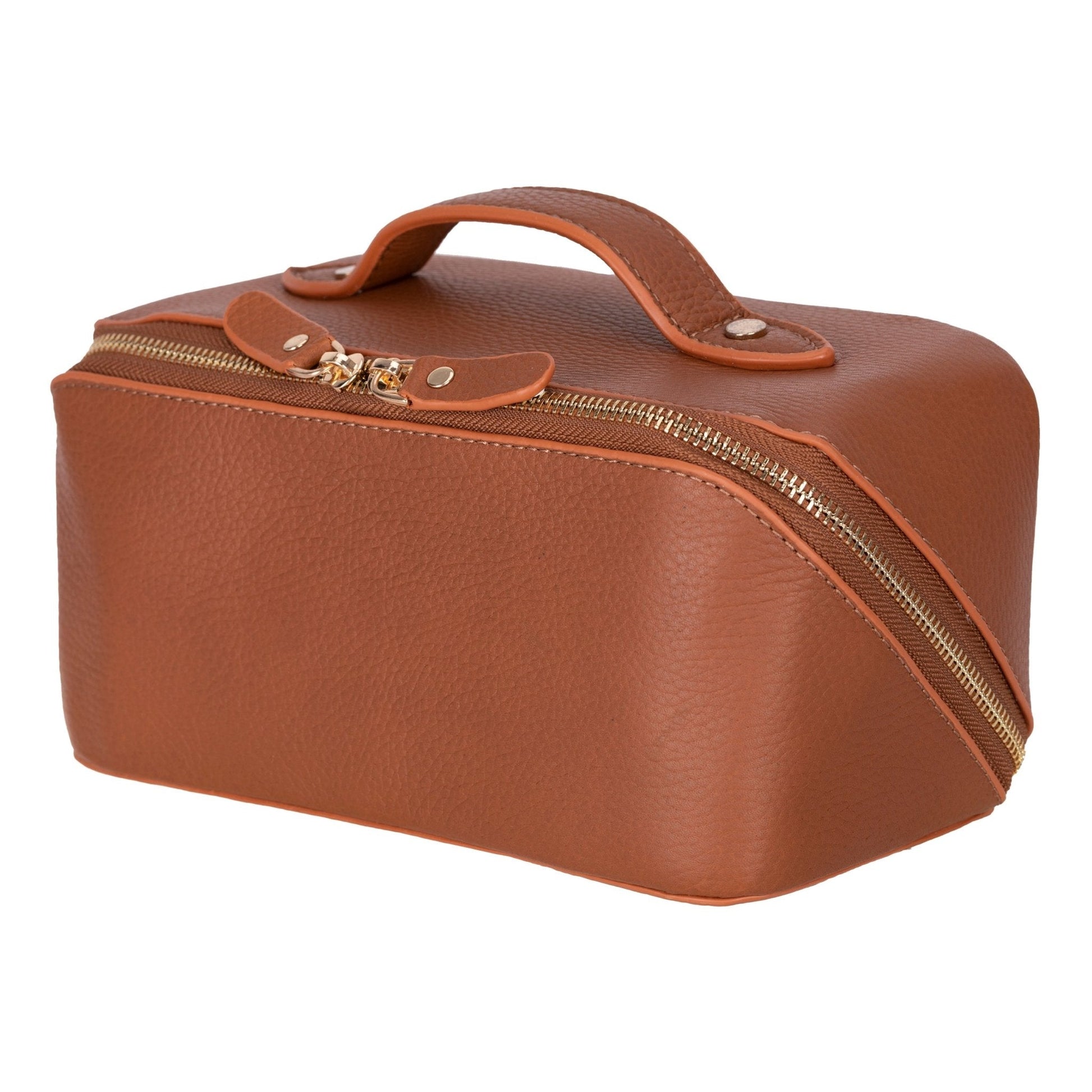 Haines Leather Cosmetic Bag – Stylish & Durable Makeup Bag for Travel - Concordia Style Boutique