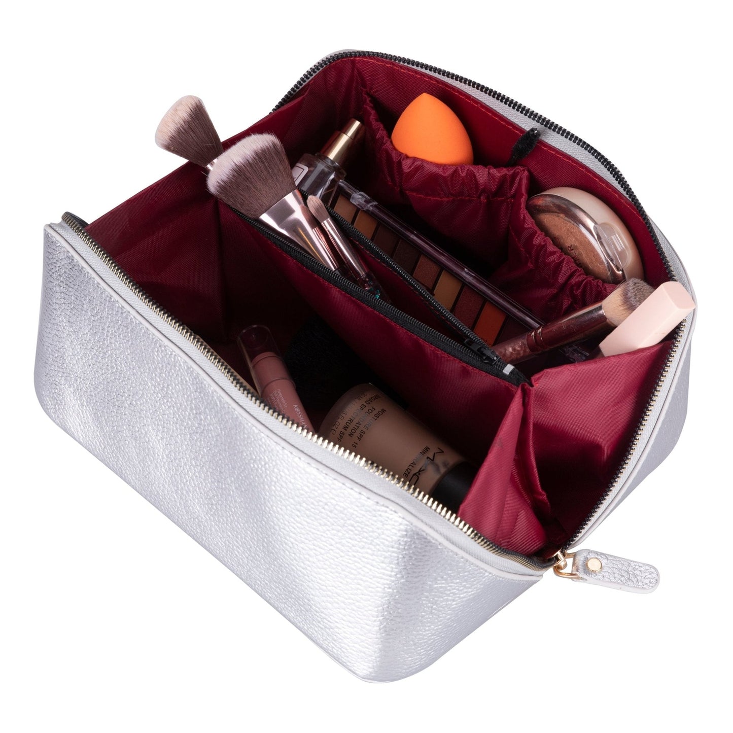 Haines Leather Cosmetic Bag – Stylish & Durable Makeup Bag for Travel - Concordia Style Boutique