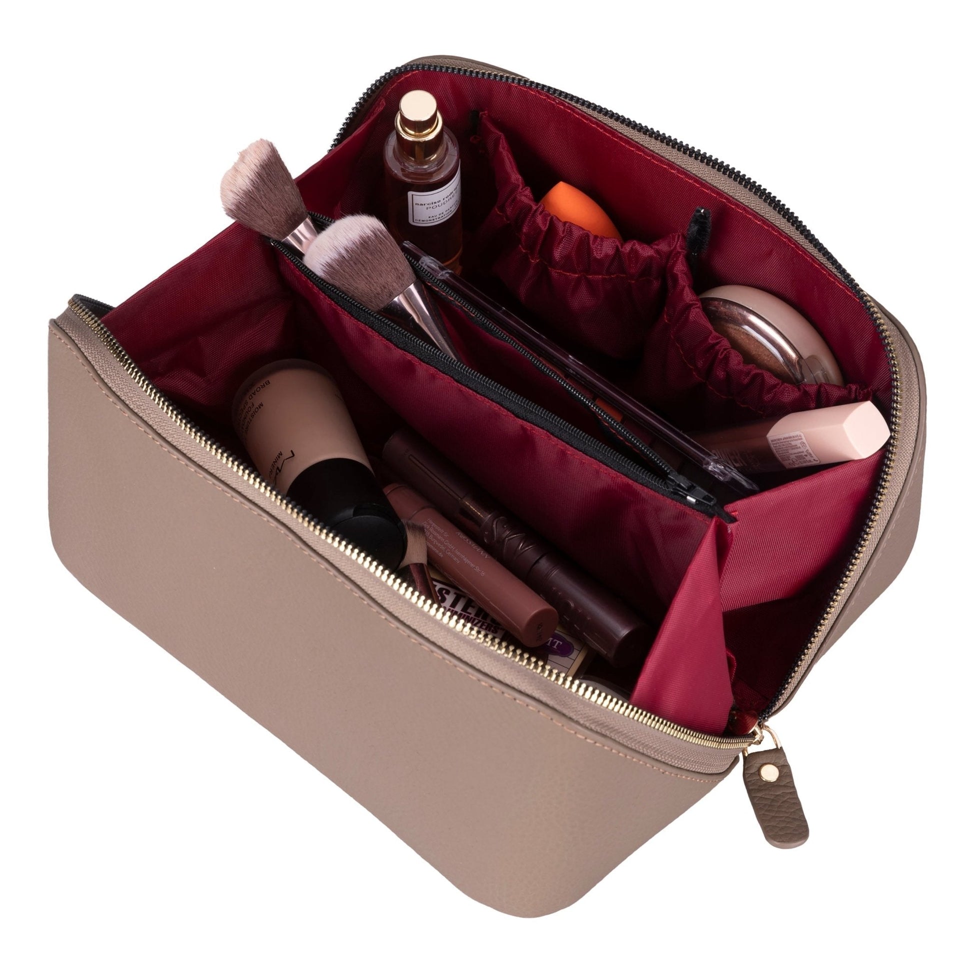 Haines Leather Cosmetic Bag – Stylish & Durable Makeup Bag for Travel - Concordia Style Boutique
