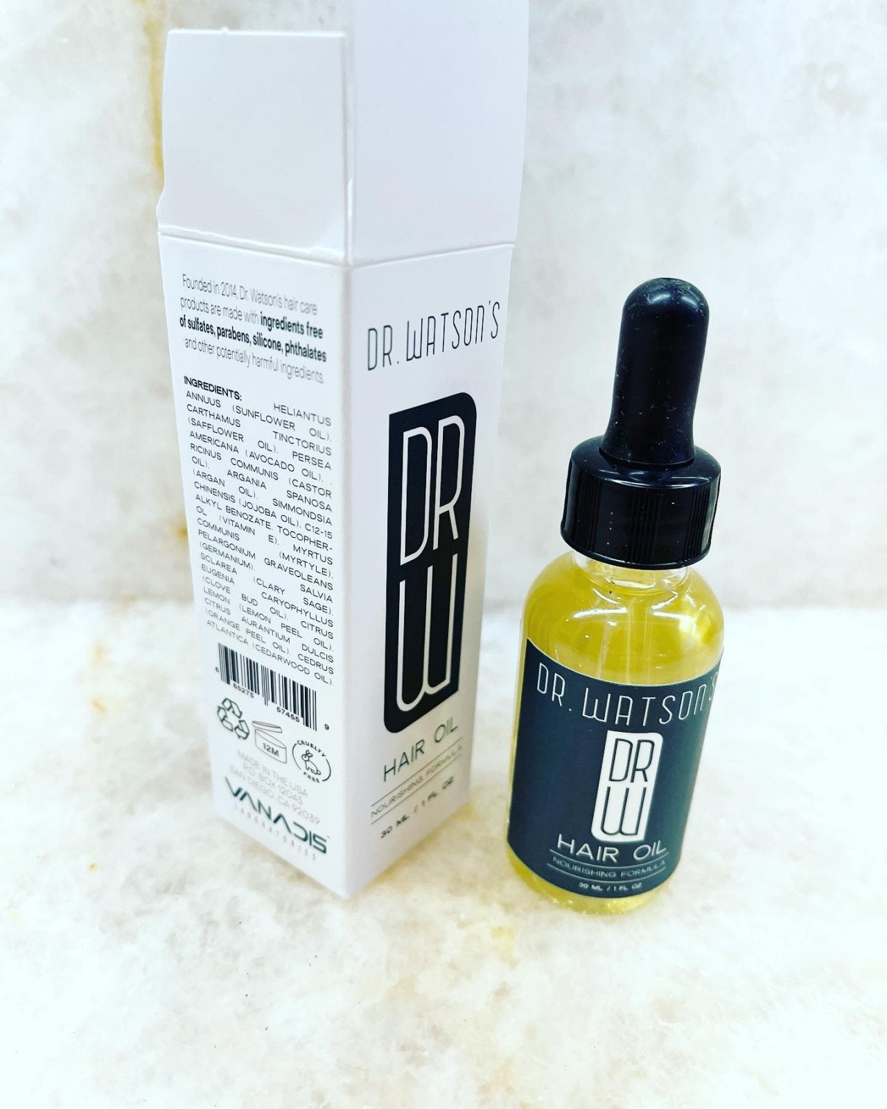 Dr. Watson's Hair Care | Hair Oil | Nourishing and Moisturizing - Concordia Style Boutique