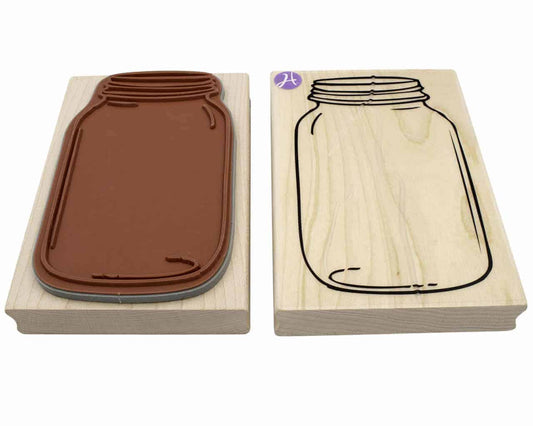 Large Mason Jar Stamp - Concordia Style Boutique