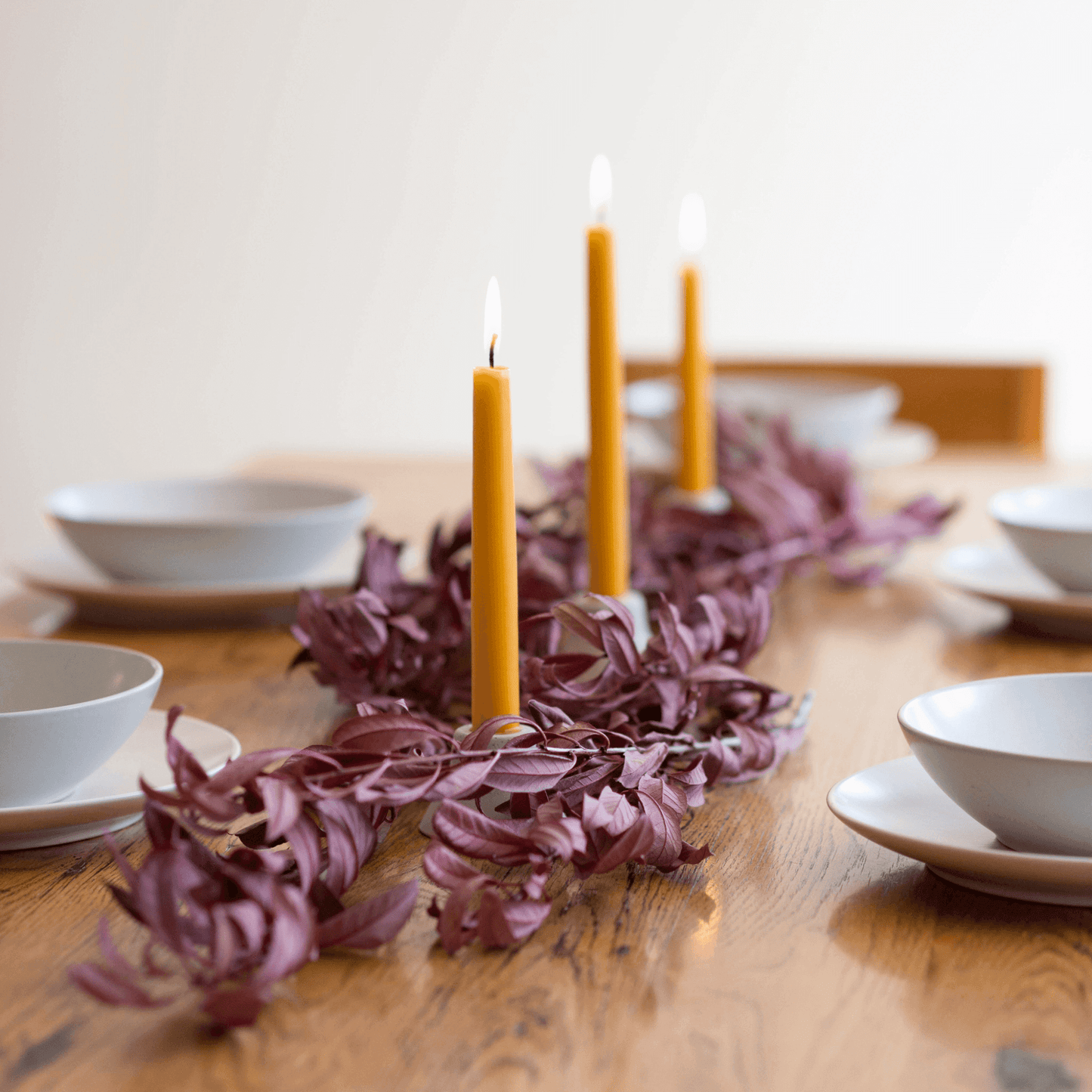 Hand-Dipped Beeswax Taper Candles - Bulk 4-Pair Bundle - Concordia Style Boutique