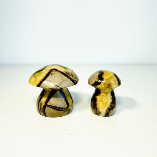 Handcrafted Septarian Dragon Stone Mushroom – Mini & Small Sizes