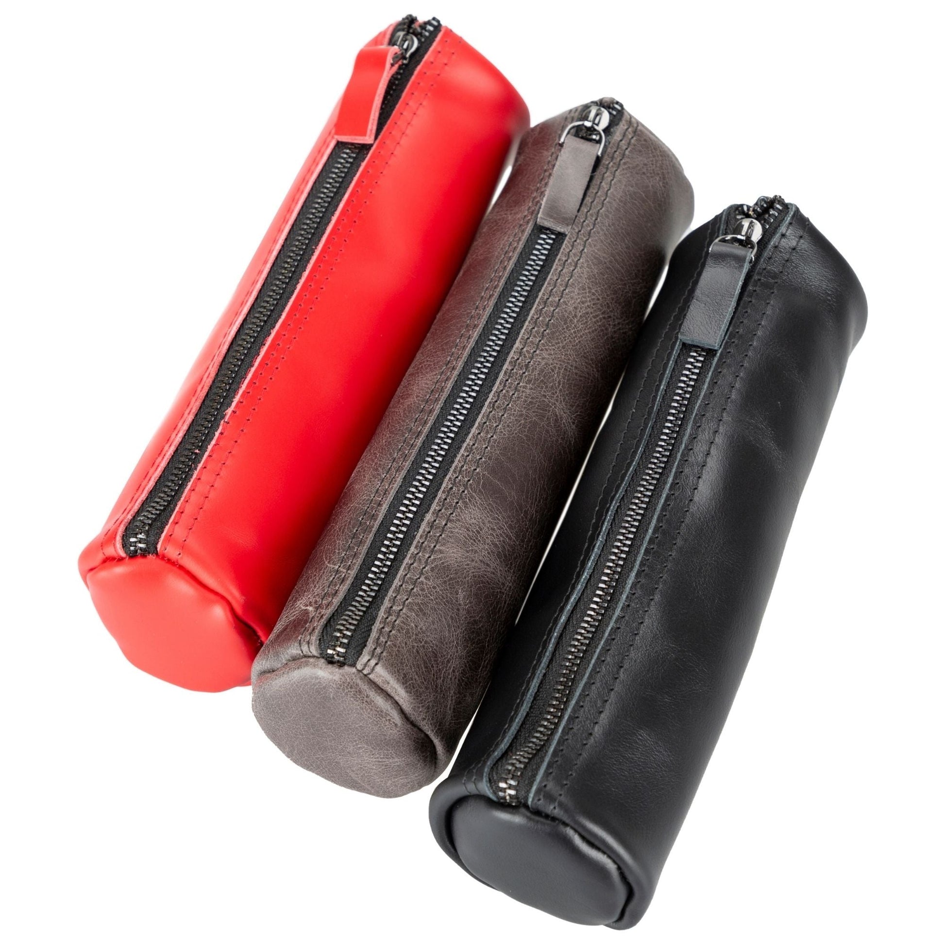 Handmade Genuine Cow Leather Pencil Case - Concordia Style Boutique
