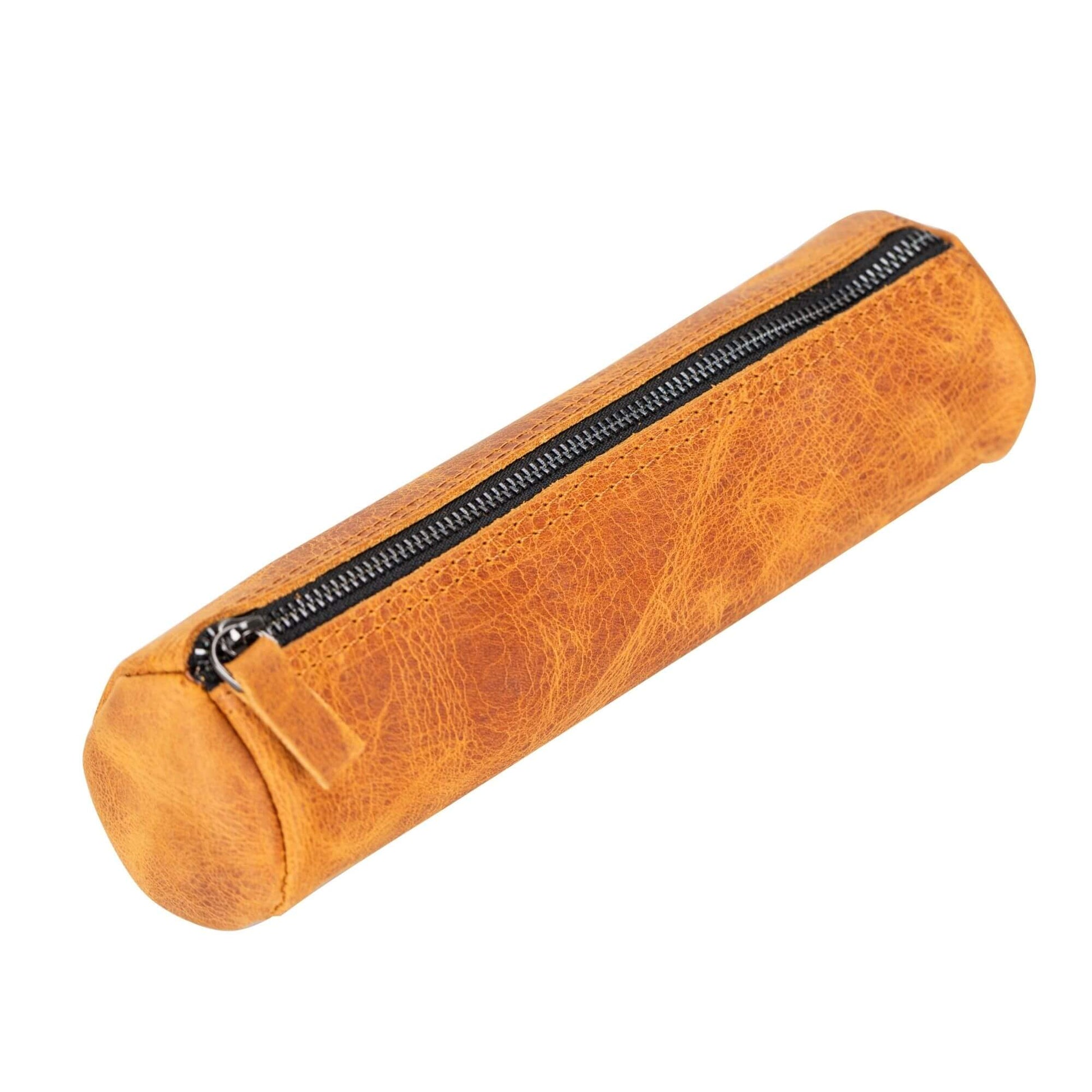 Handmade Genuine Cow Leather Pencil Case - Concordia Style Boutique