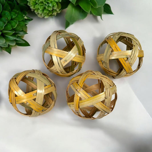 Handwoven Bamboo Decorative Ball - Premium  from Bamboo Switch - Just $7.99! Shop now at Concordia Style Boutique