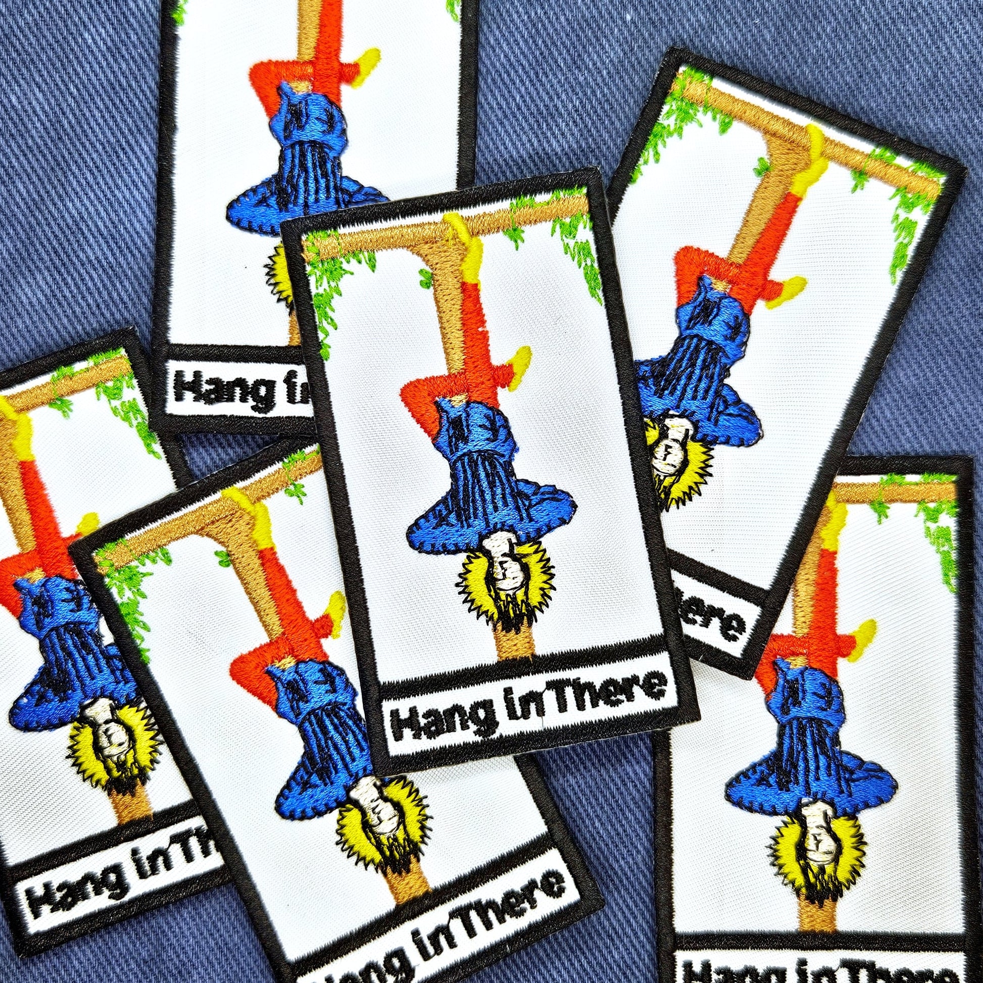 Hang in There Hanging Man Patch - Concordia Style Boutique