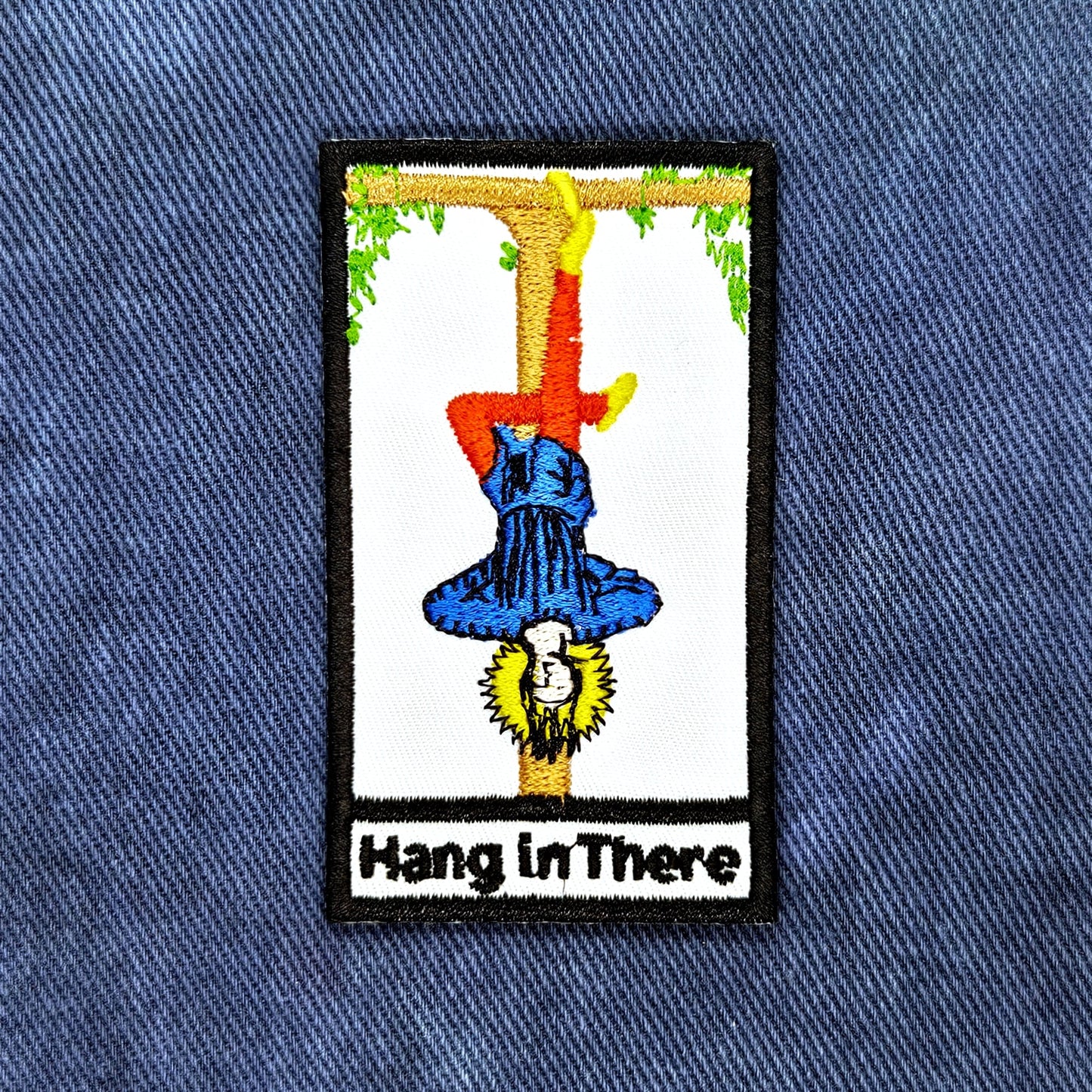 Hang in There Hanging Man Patch - Concordia Style Boutique