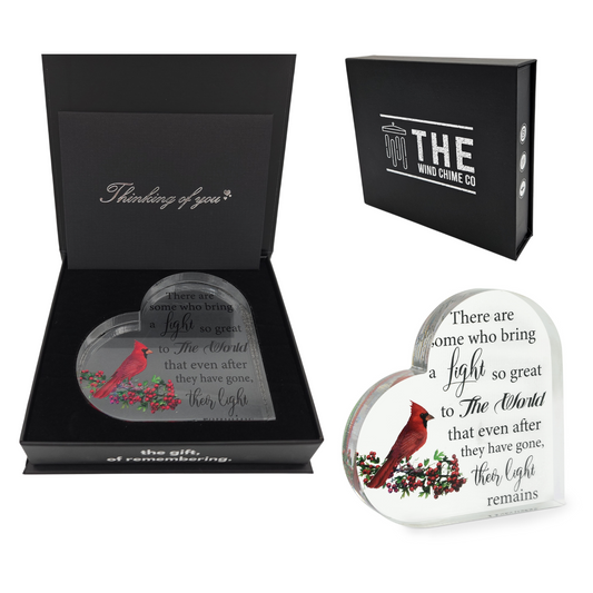 Acrylic Memorial Heart - Bring The Light - Concordia Style Boutique