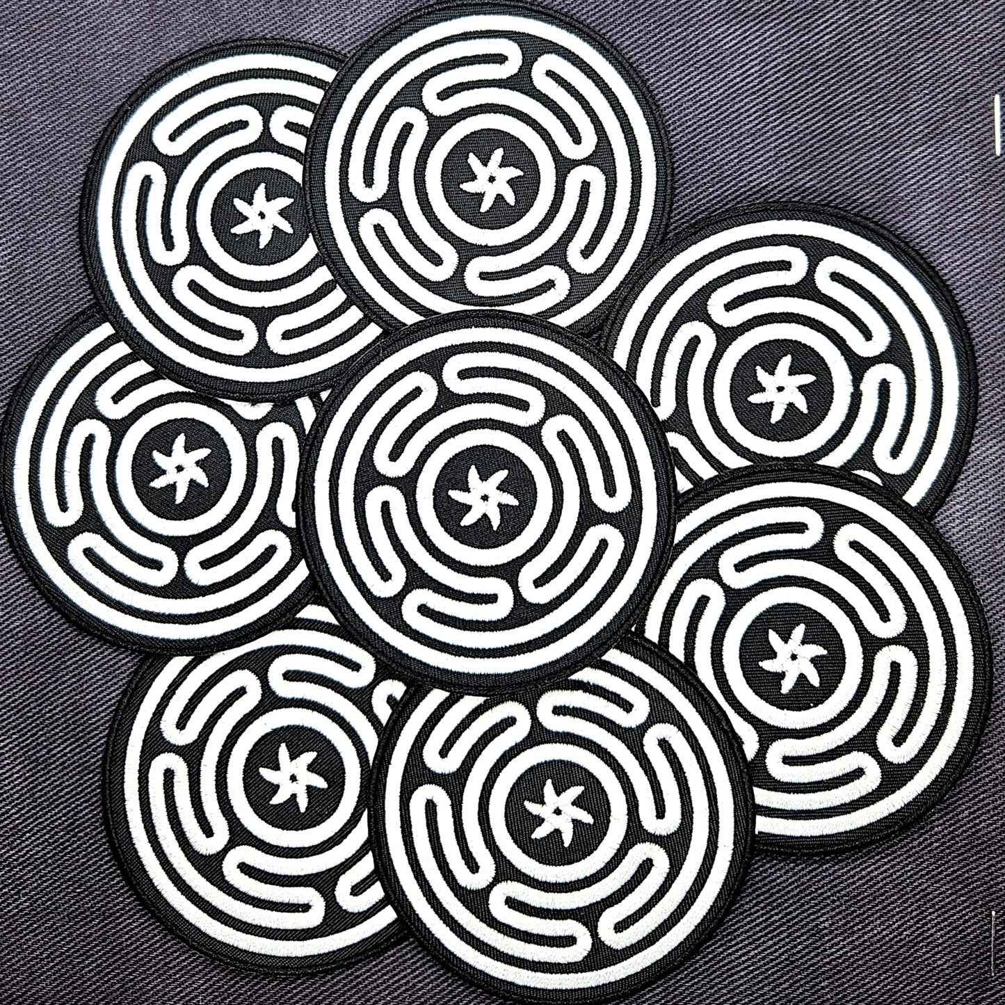 Hecate's Wheel Iron on Patch - Concordia Style Boutique