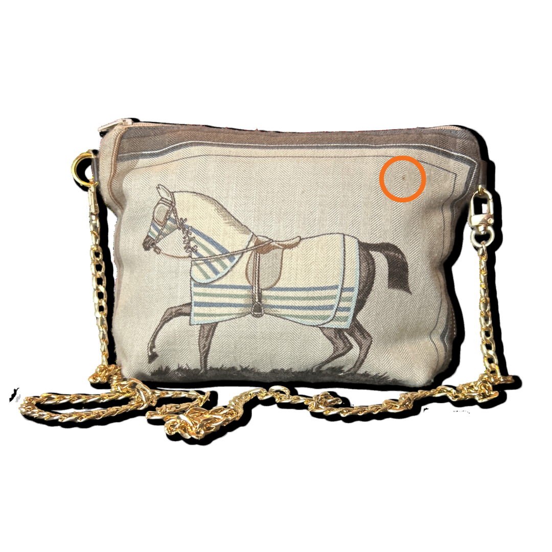 Couvertures et Tenues du Jour Vintage Silk & Cashmere Scarf Crossbody Bag