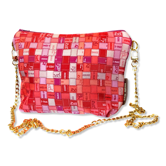 Bolduc Au Carre Vintage Scarf Crossbody Bag
