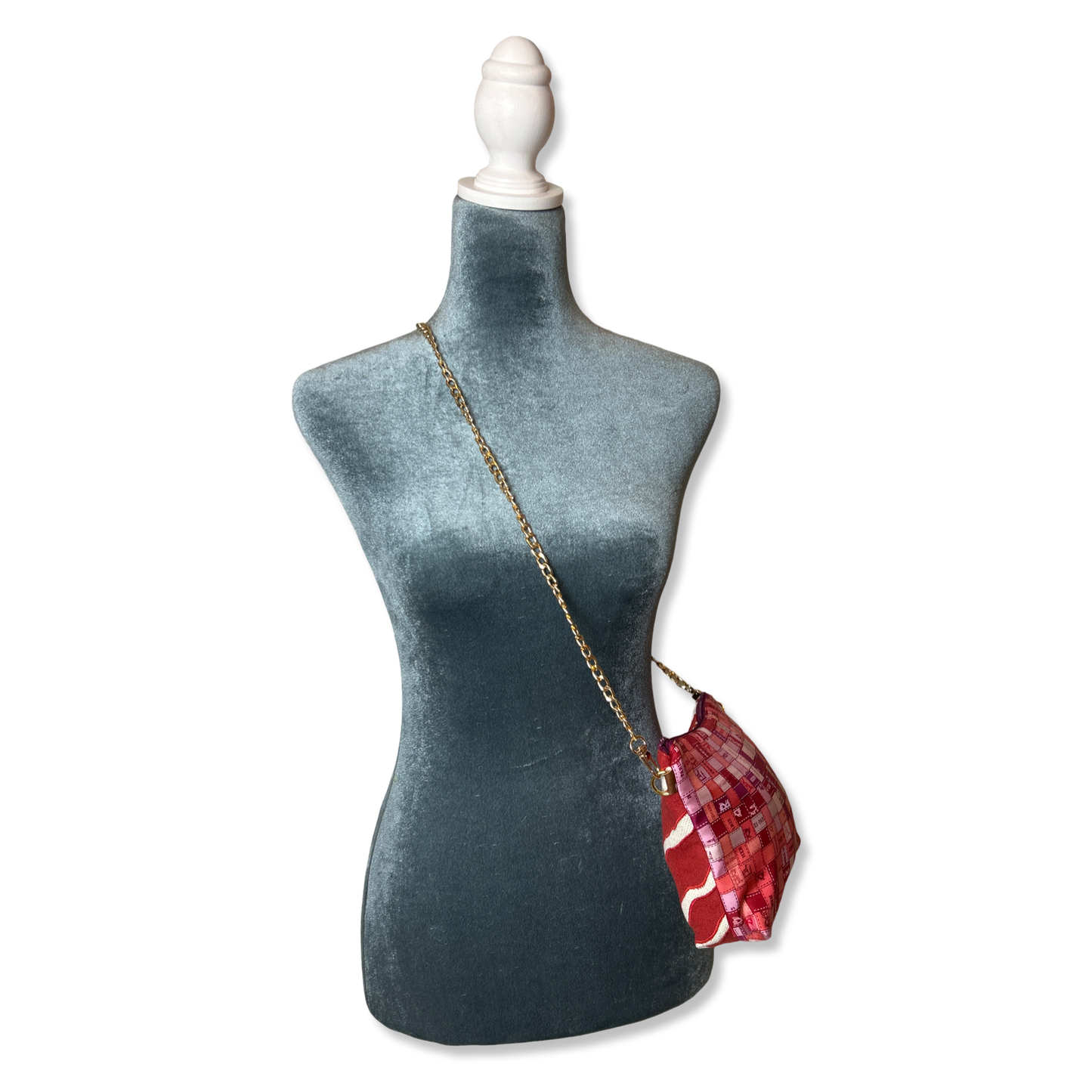 Bolduc Au Carre Vintage Scarf Crossbody Bag