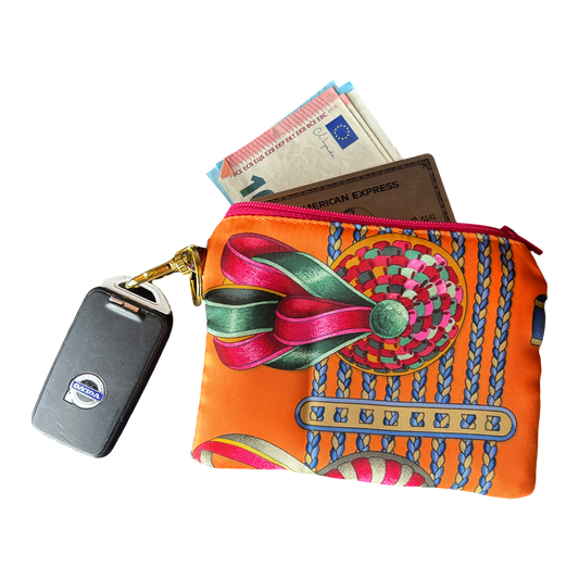 Rubans du Cheval Orange Coffee Run Keychain Bag