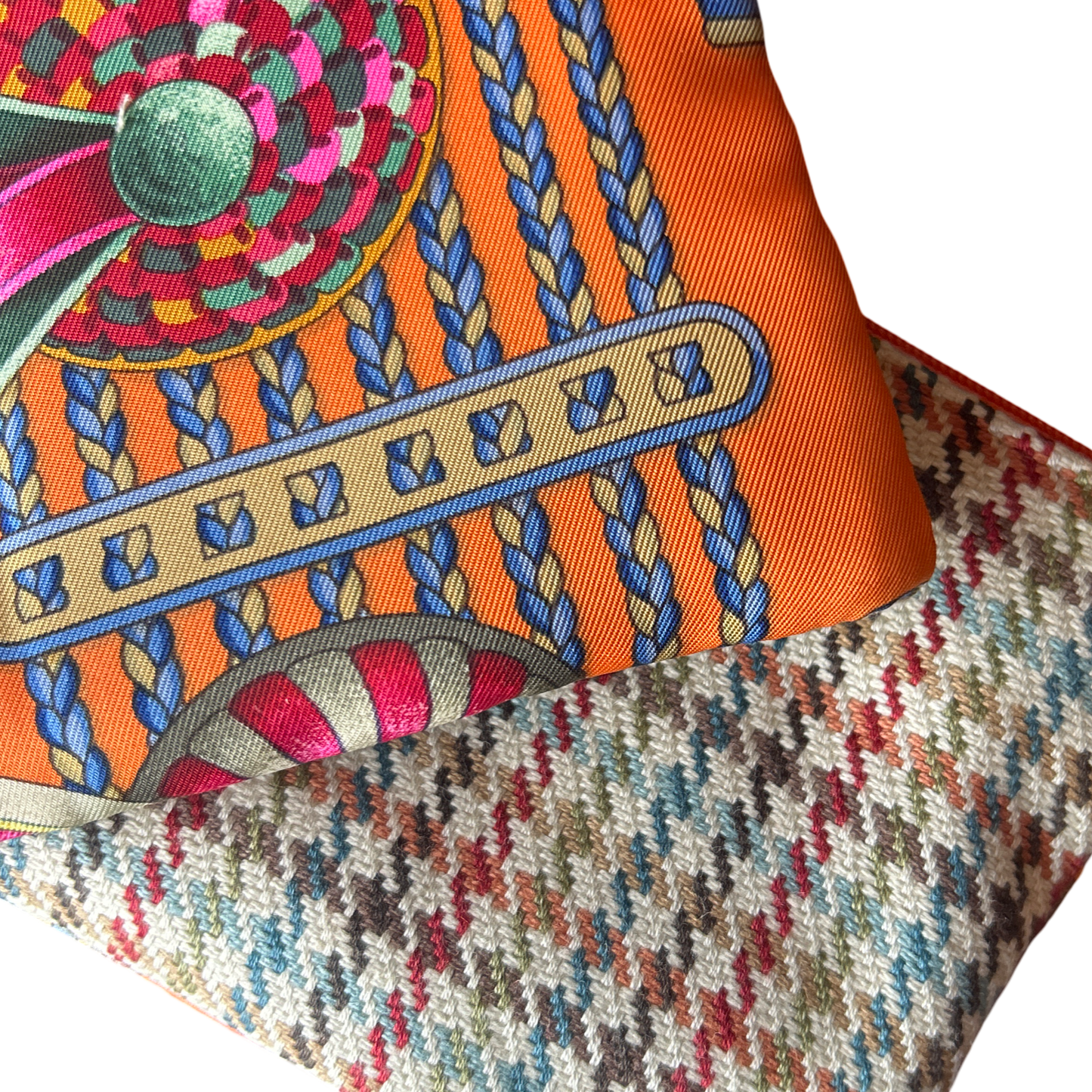 Rubans du Cheval Orange Coffee Run Keychain Bag