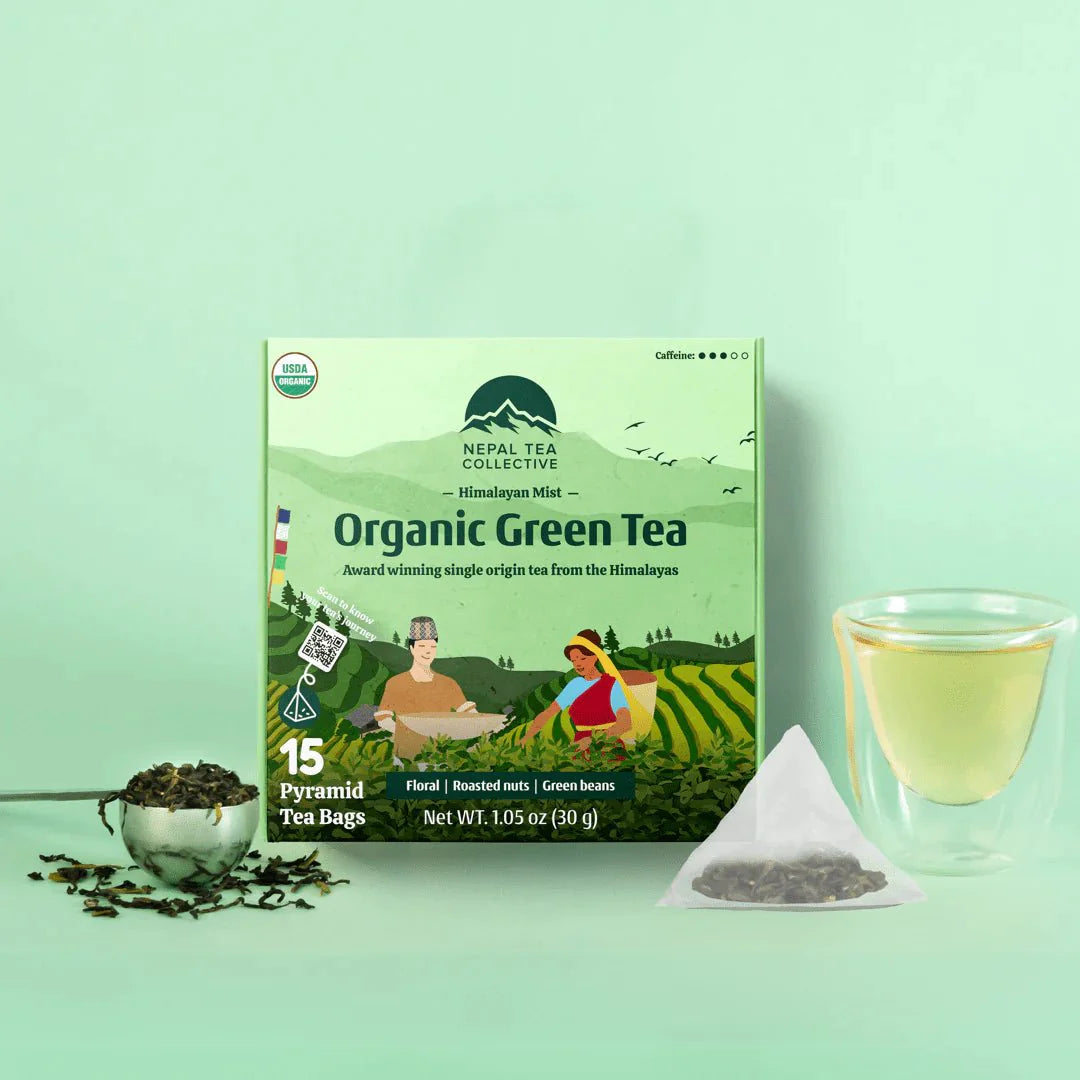 Himalayan Mist (Special Green Tea) - 15 Pyramid Tea Bags - Concordia Style Boutique