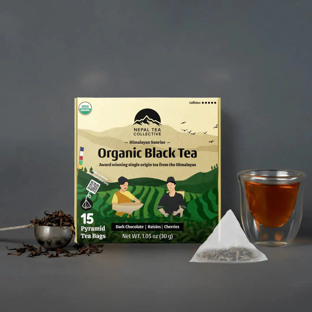 Himalayan Sunrise (Special Black Tea) - 15 Pyramid Tea Bags - Concordia Style Boutique